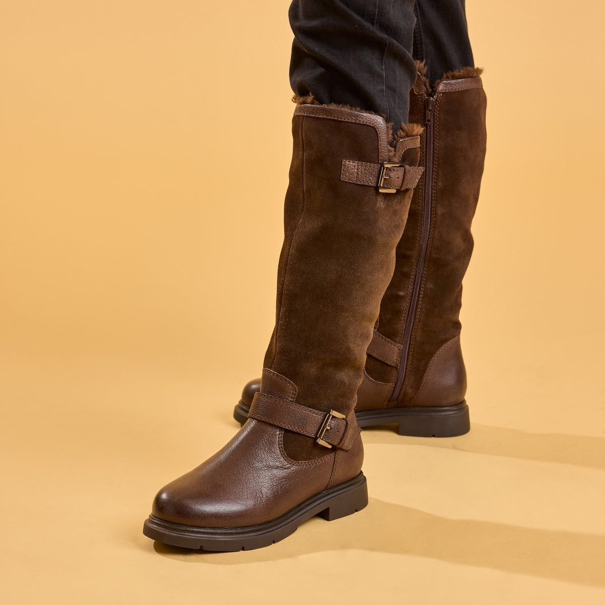 Hush Puppies Womens Cressida Long Boot BROWN