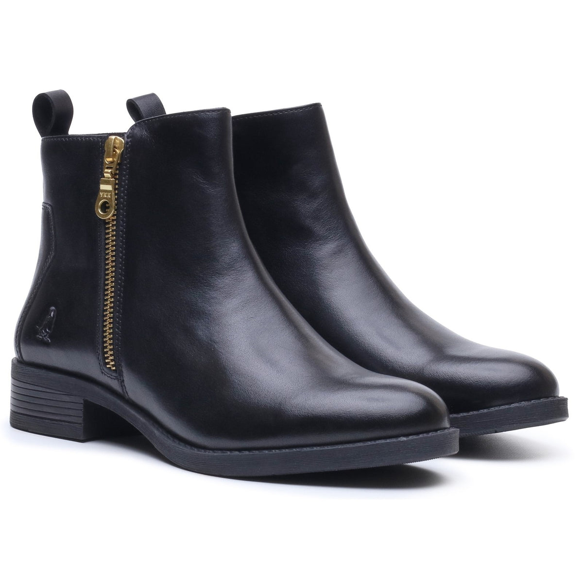 Hush Puppies Womens Perry Zip Boot BLACK