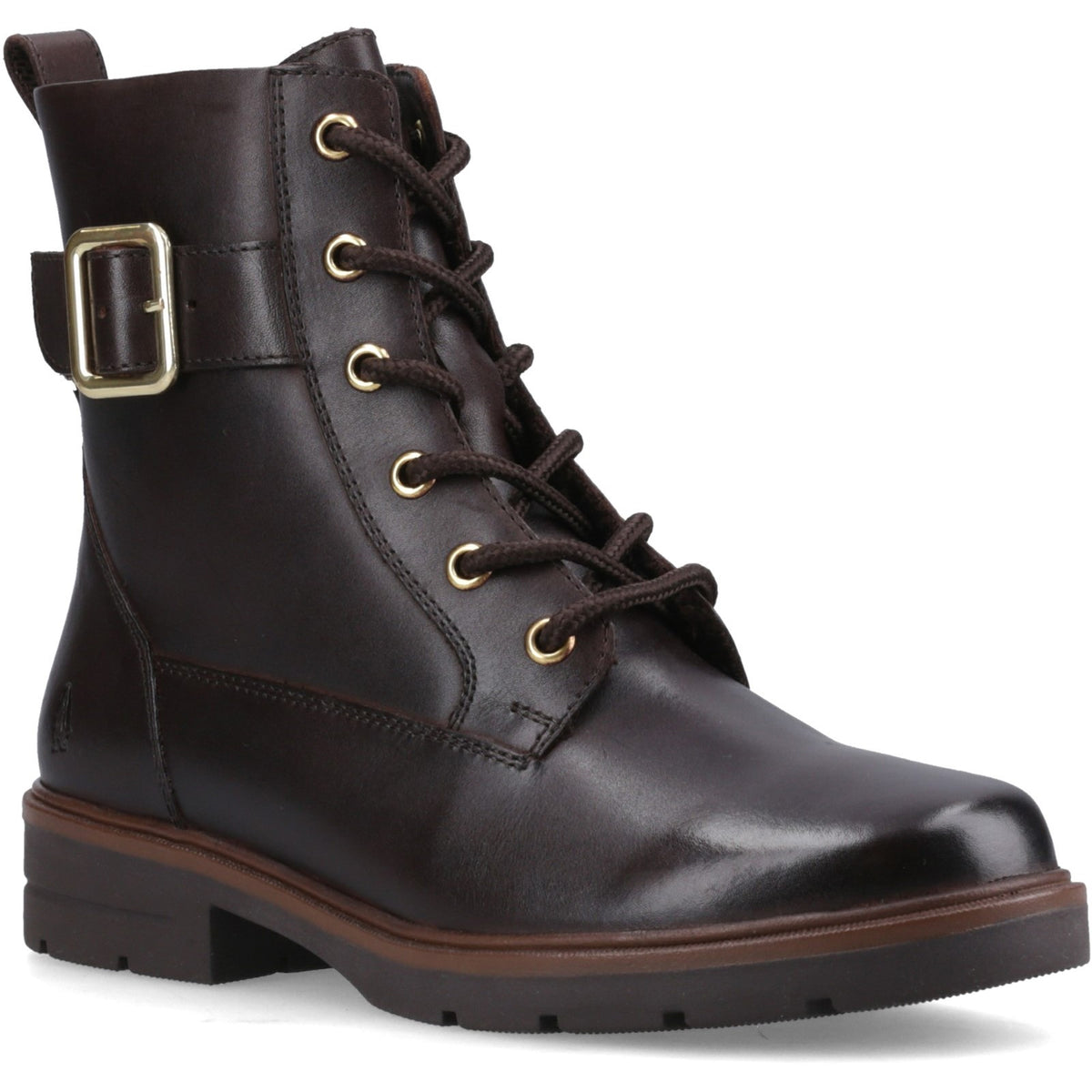 Hush Puppies Womens Teagan Biker Boot BROWN
