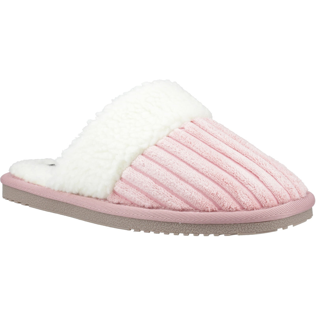Hush Puppies Womens Arianna Cord Slipper PINK