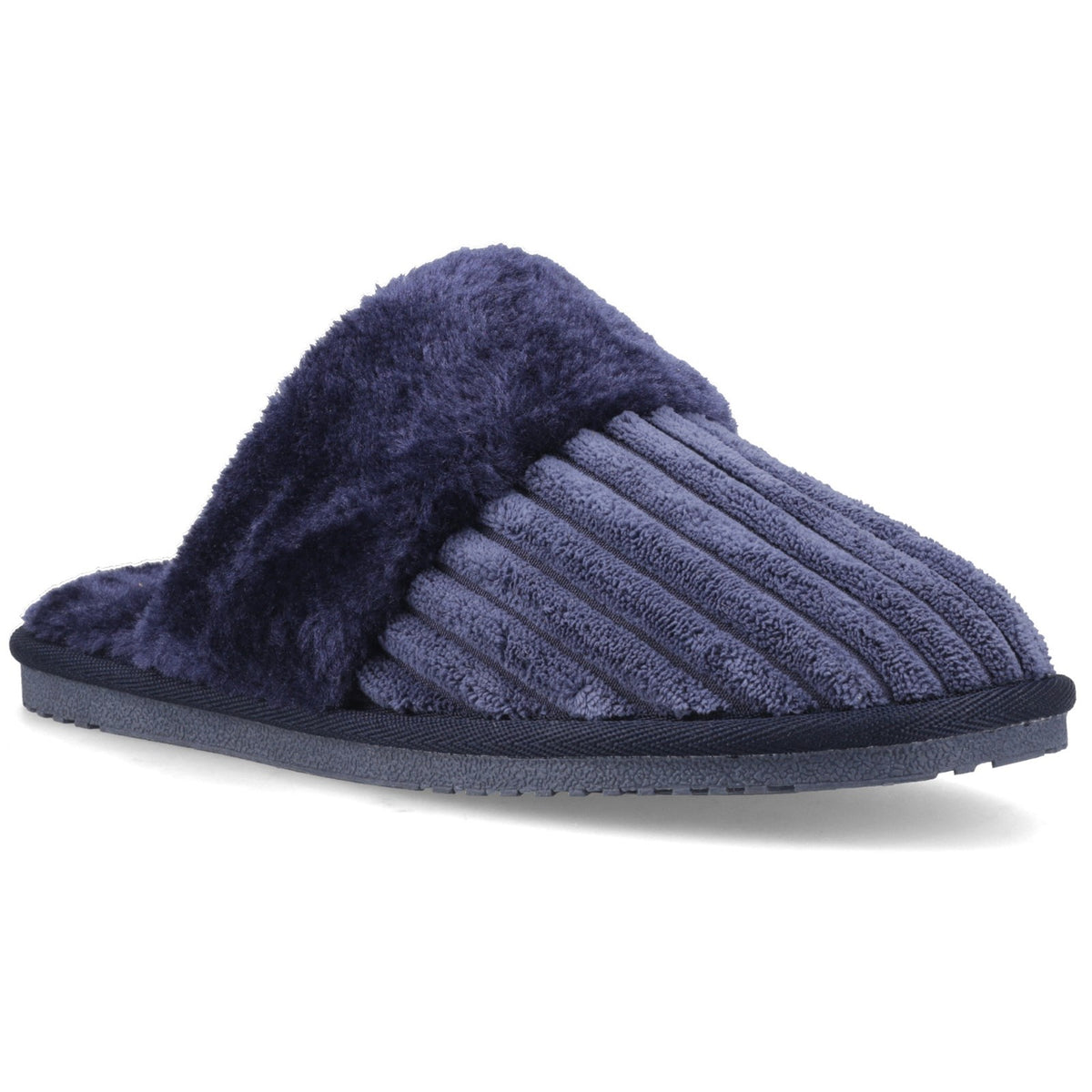 Hush Puppies Womens Arianna Cord Slipper Navy