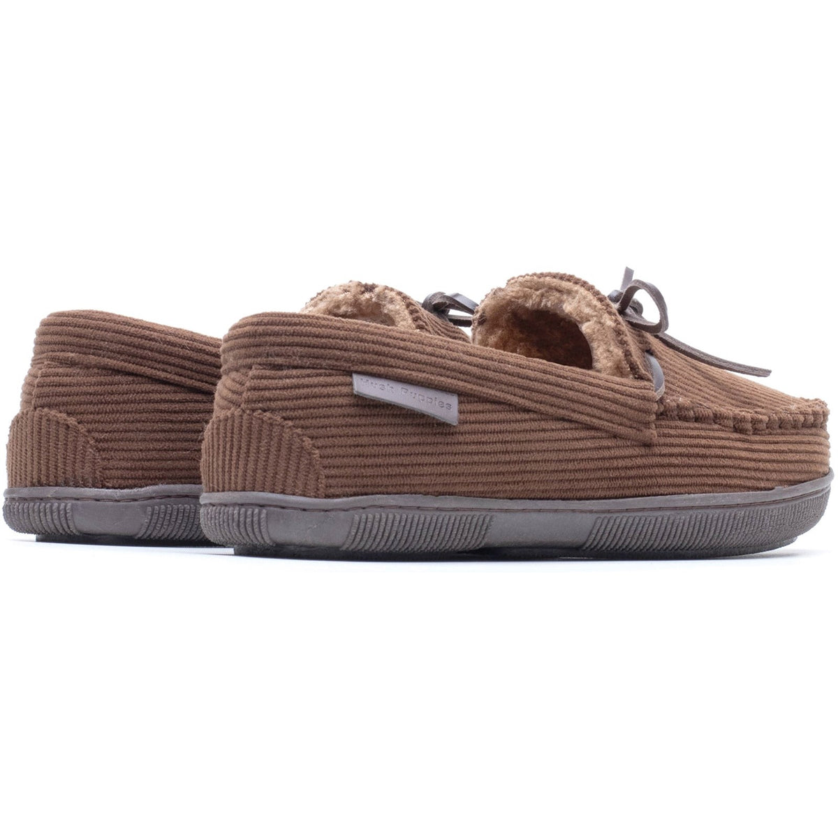 Hush Puppies Mens Ace Cord Slipper BROWN