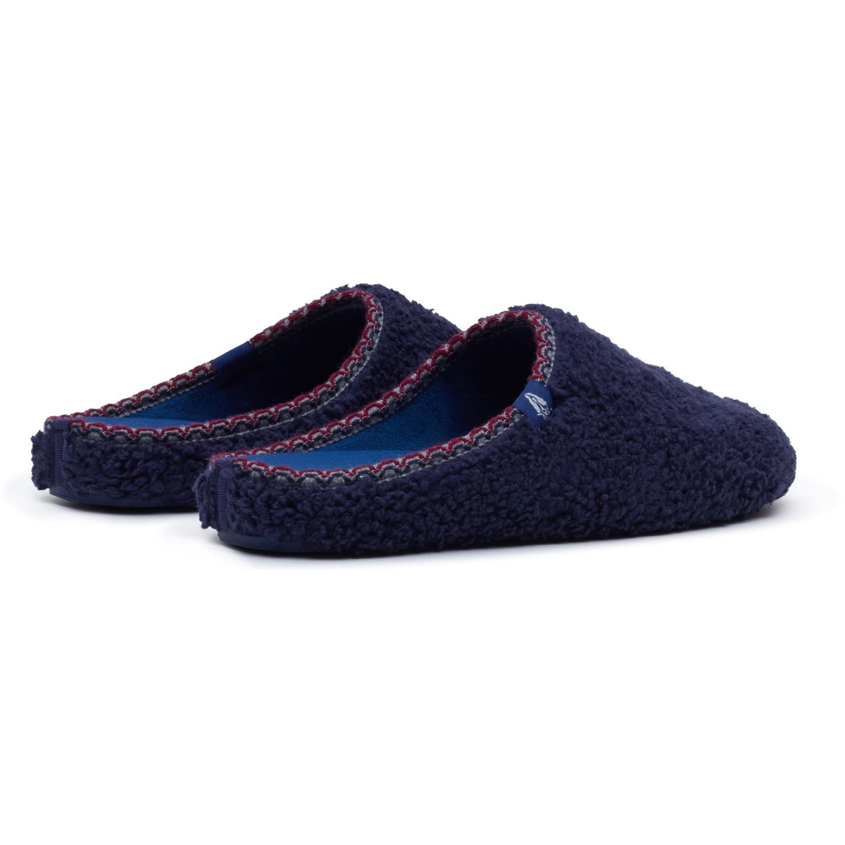 Hush Puppies Mens Good Teddy Slipper NAVY