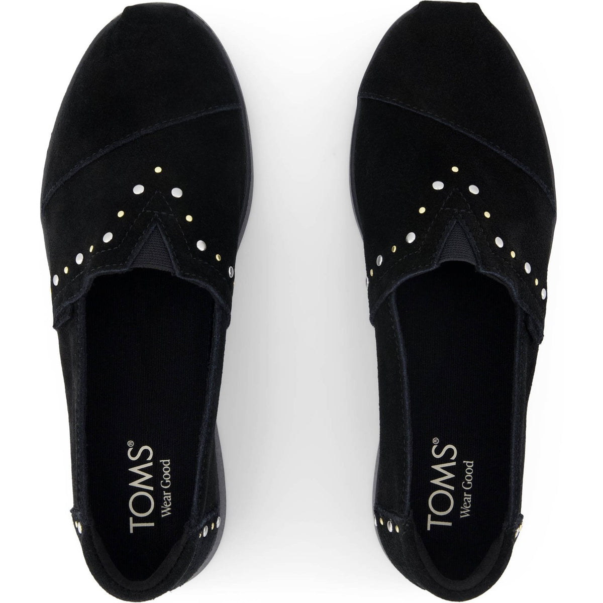 TOMS Womens Alpargata Plus Slip on Black