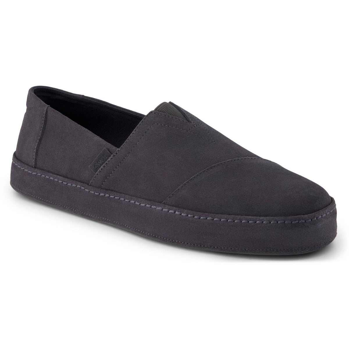 TOMS Mens Alpargata Premium Slip on Forged Iron