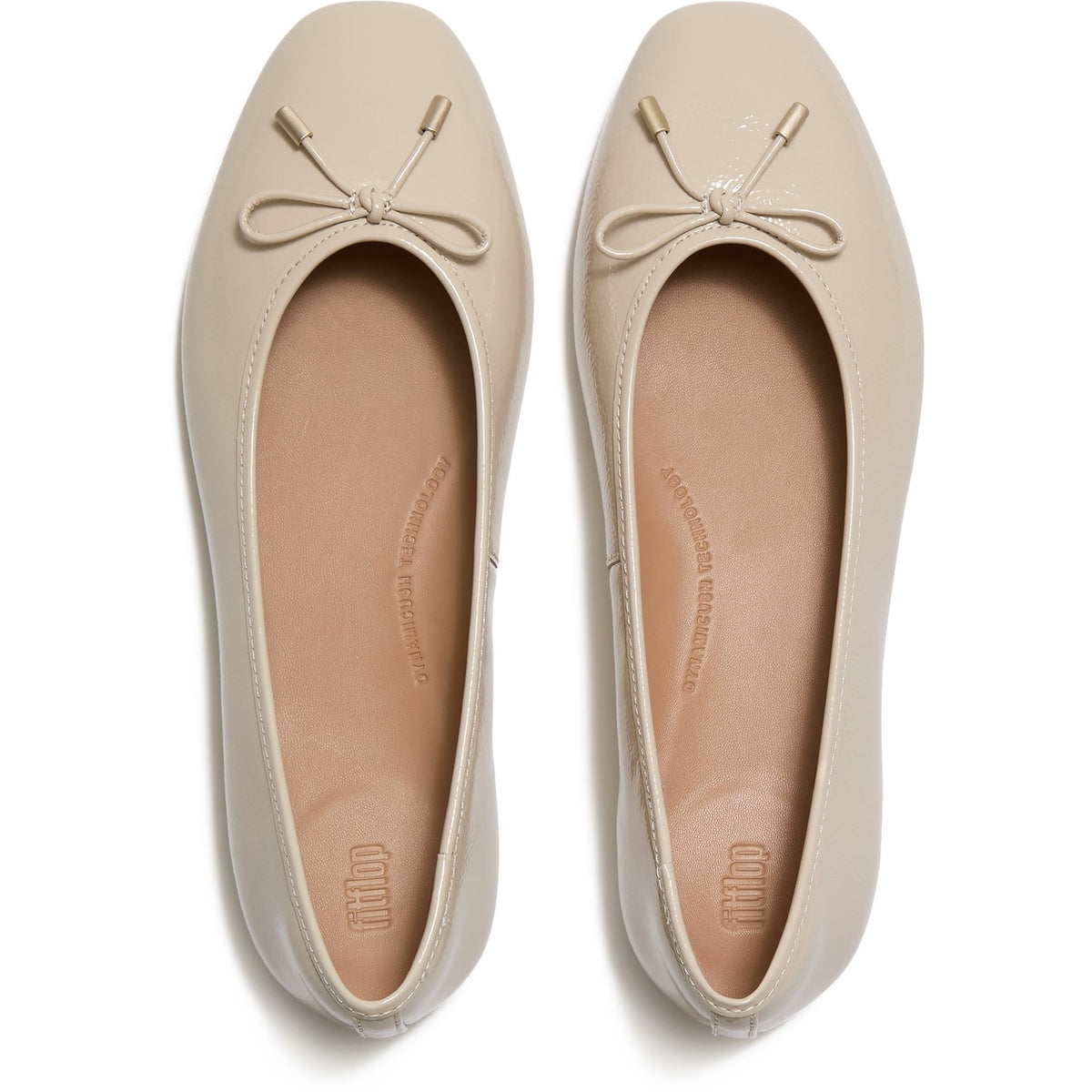 Fitflop Womens Delicato Bow Ballerina Hazy Taupe