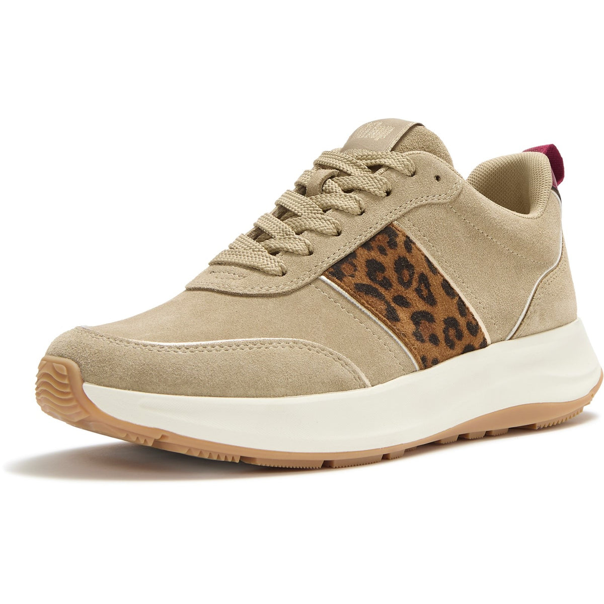Fitflop Womens F-Mode Flow Sneaker Cappuccino