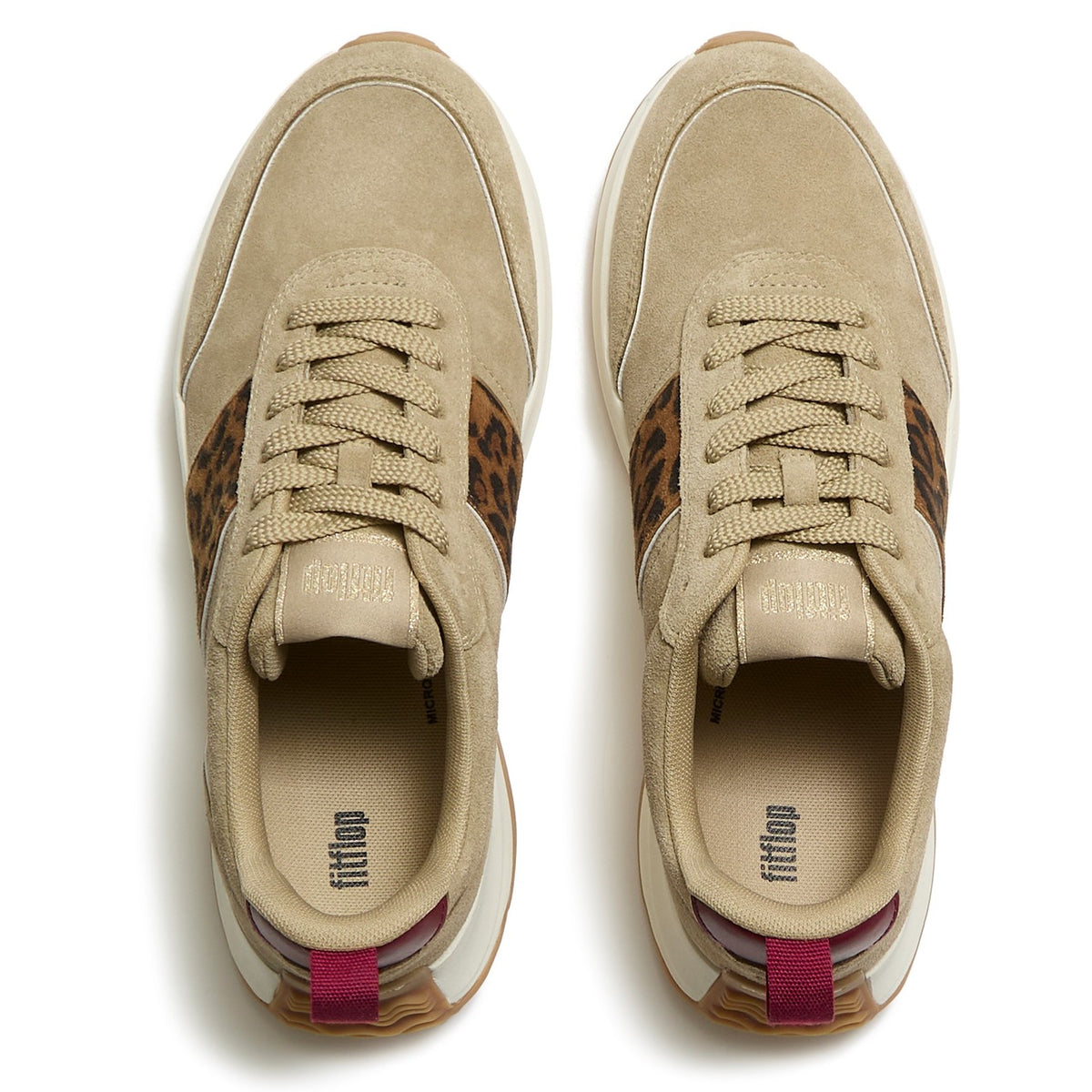 Fitflop Womens F-Mode Flow Sneaker Cappuccino