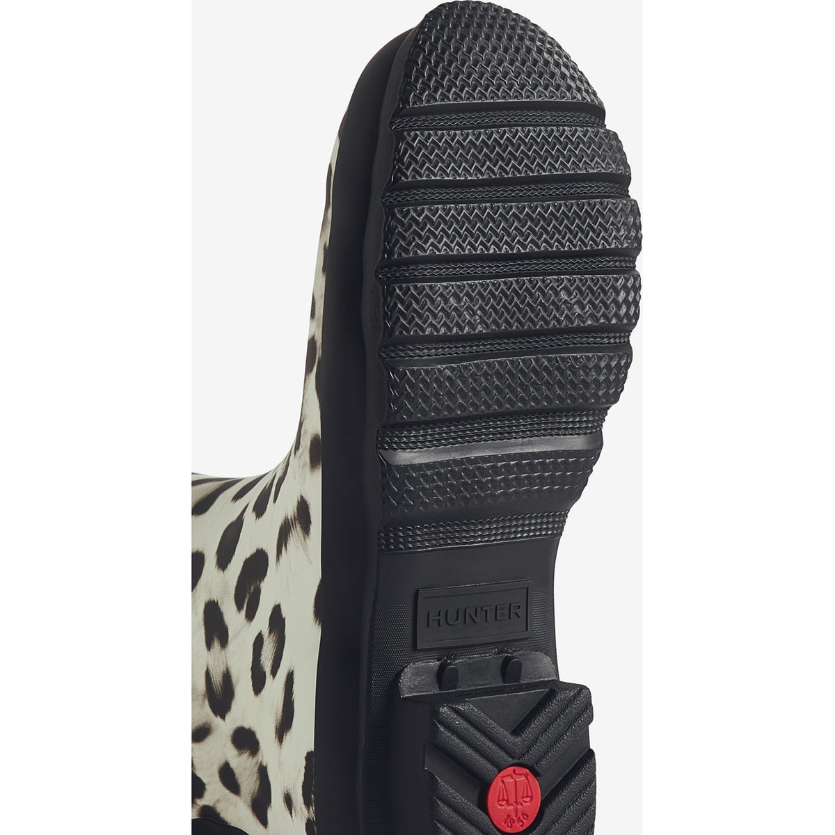 Hunter Womens WOMENS ORIGINAL TALL SNOW LEOPARD BOOT SNOW LEOPARD/BLACK