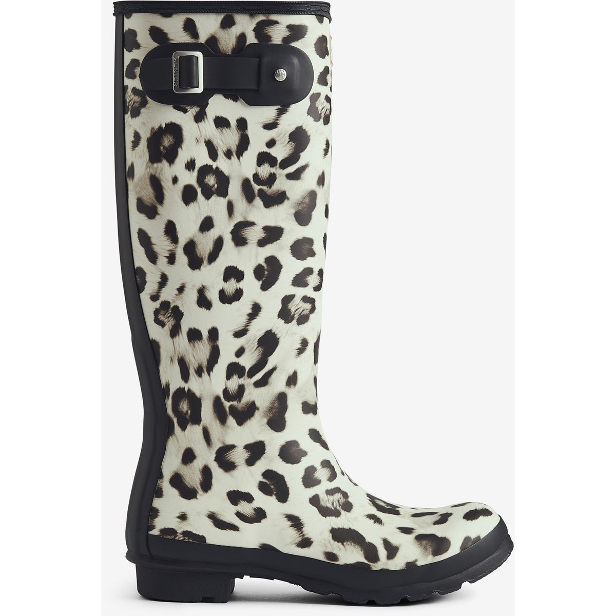 Hunter Womens WOMENS ORIGINAL TALL SNOW LEOPARD BOOT SNOW LEOPARD/BLACK