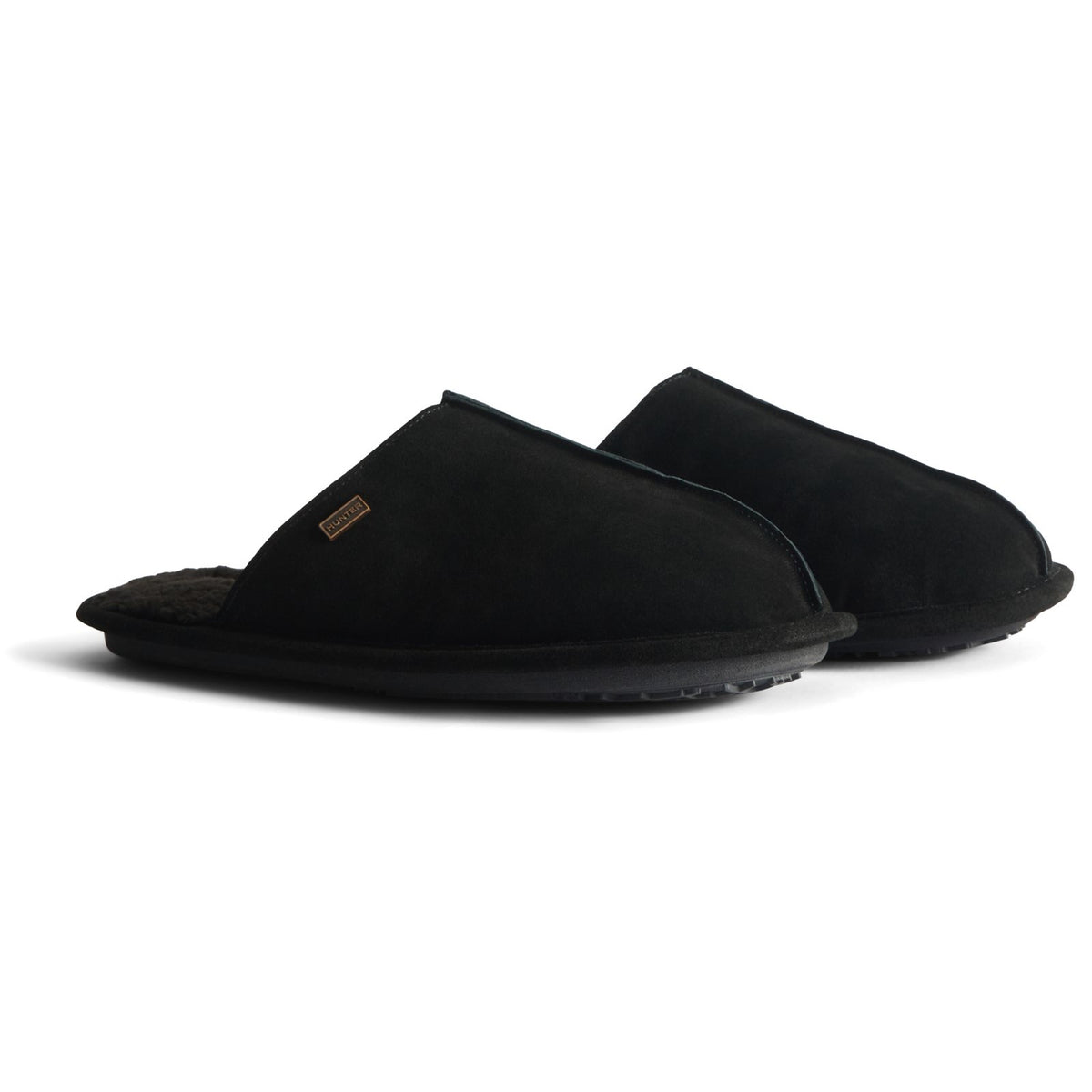 Hunter Mens MENS MULE SLIPPER BLACK