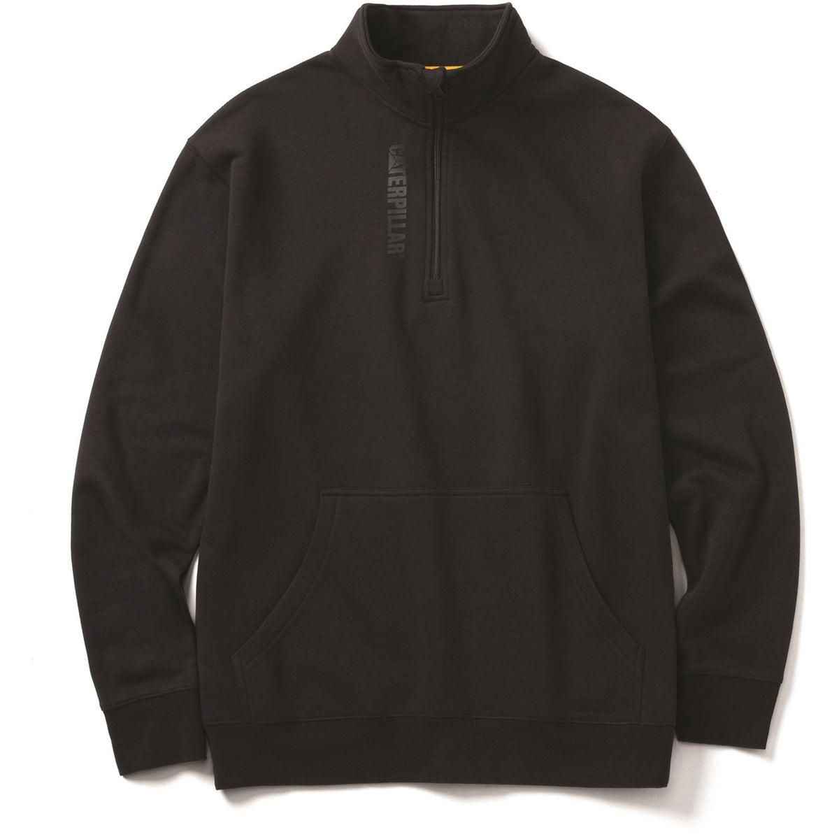 Caterpillar Unisex 1050027 Quarter Zip Sweatshirt Black