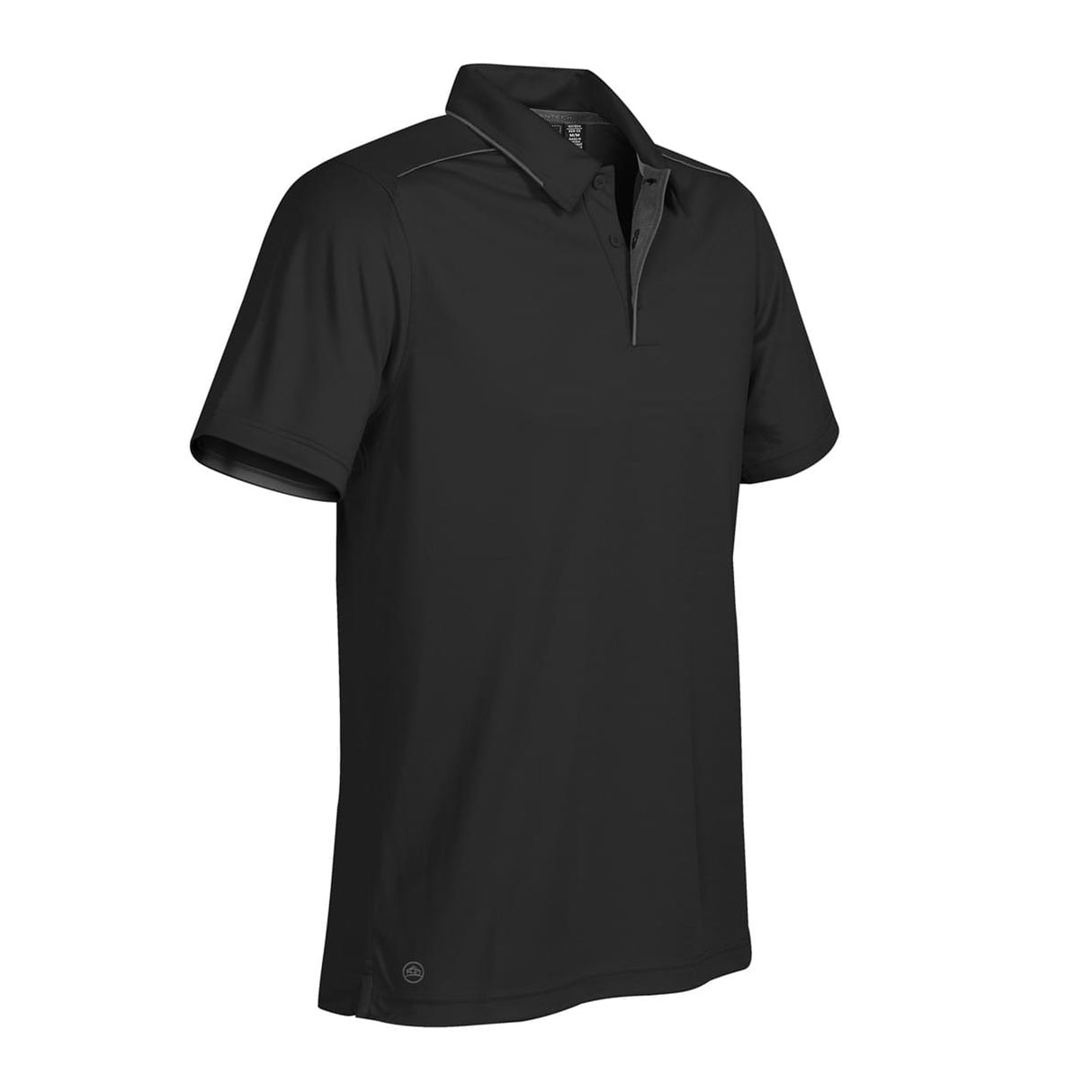 Stormtech Mens Inertia Sport Polo Shirt Black