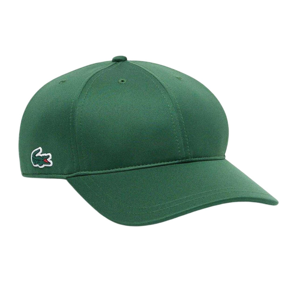 Lacoste Unisex Adult Tech Logo Cotton Twill Baseball Cap Green