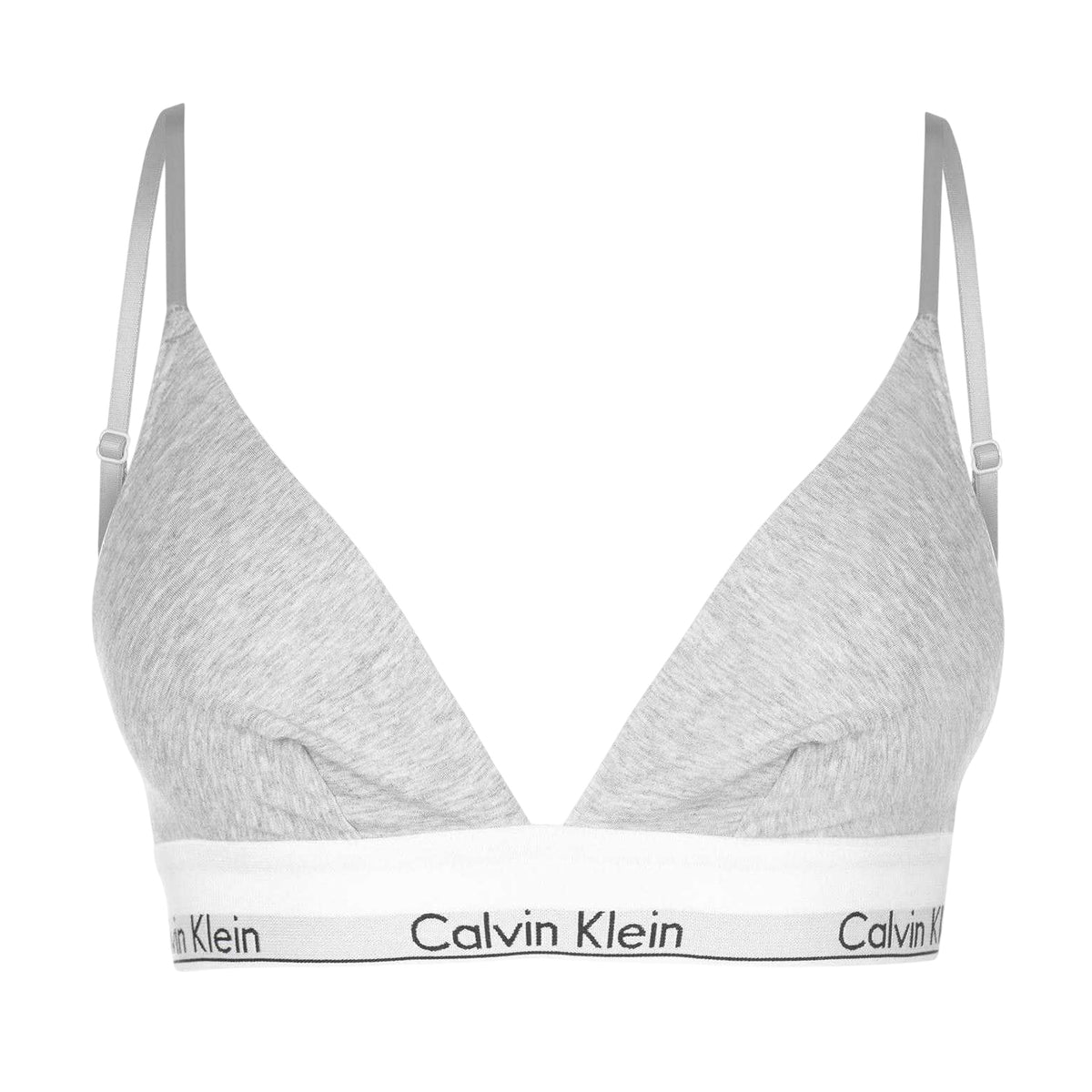 Calvin Klein Womens Cotton Bra Grey Heather