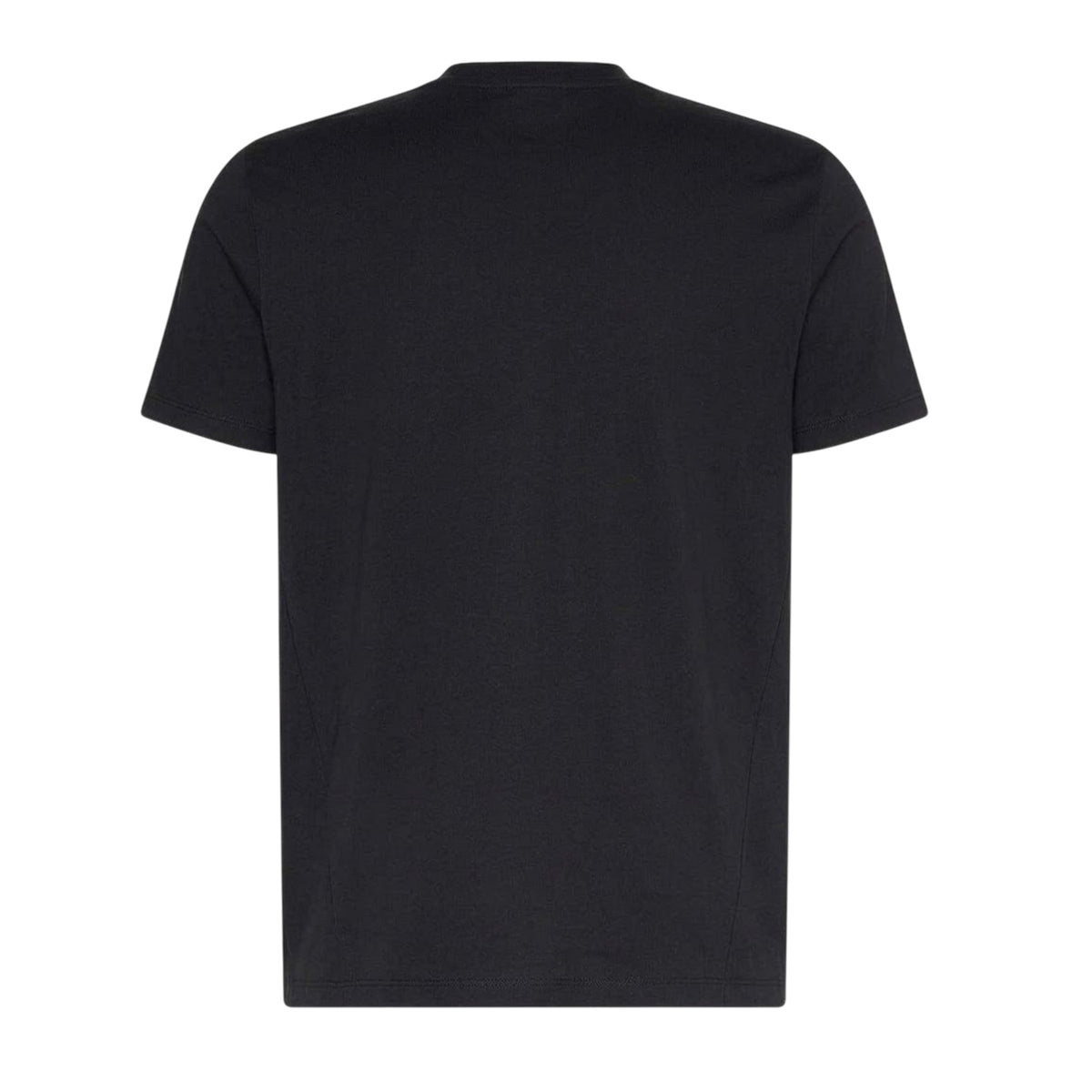 Calvin Klein Mens Box Logo Cotton Crew Neck Regular T-Shirt Black