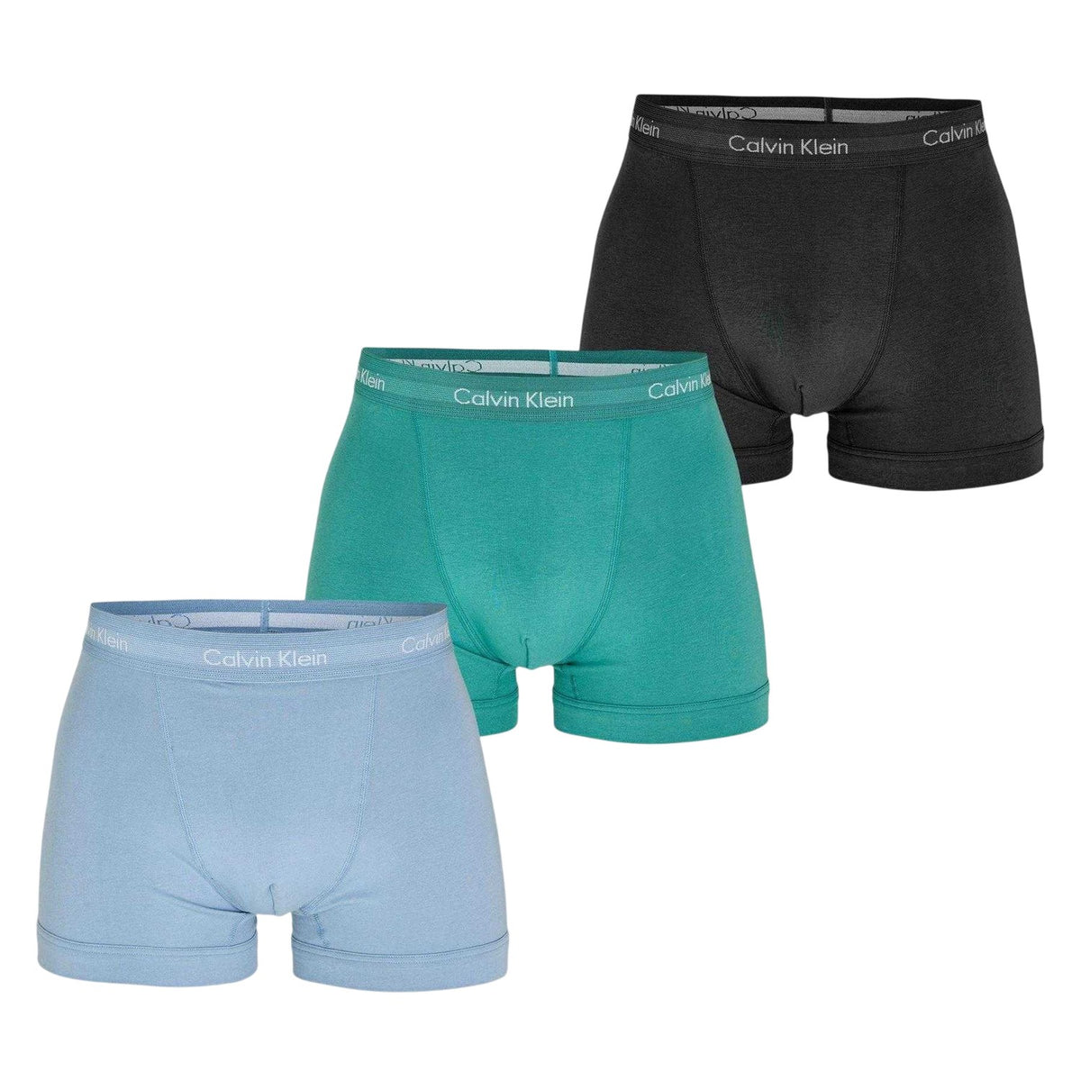 Calvin Klein Mens Boxer Shorts (Pack of 3) Black/Blue
