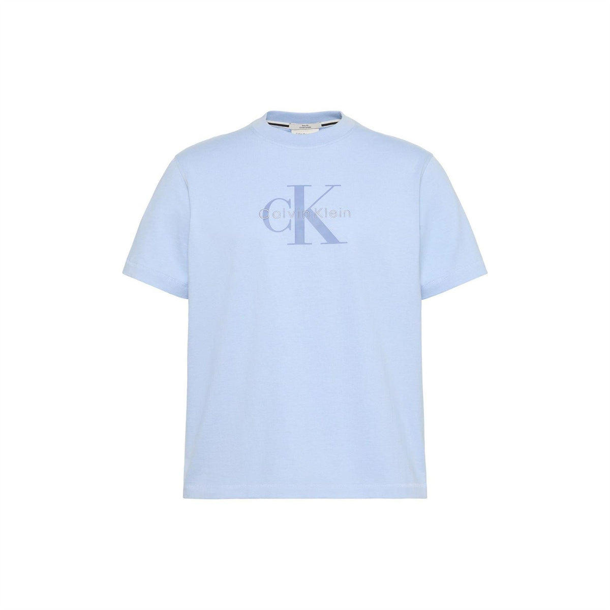 Calvin Klein Mens Monogram T-Shirt Blue