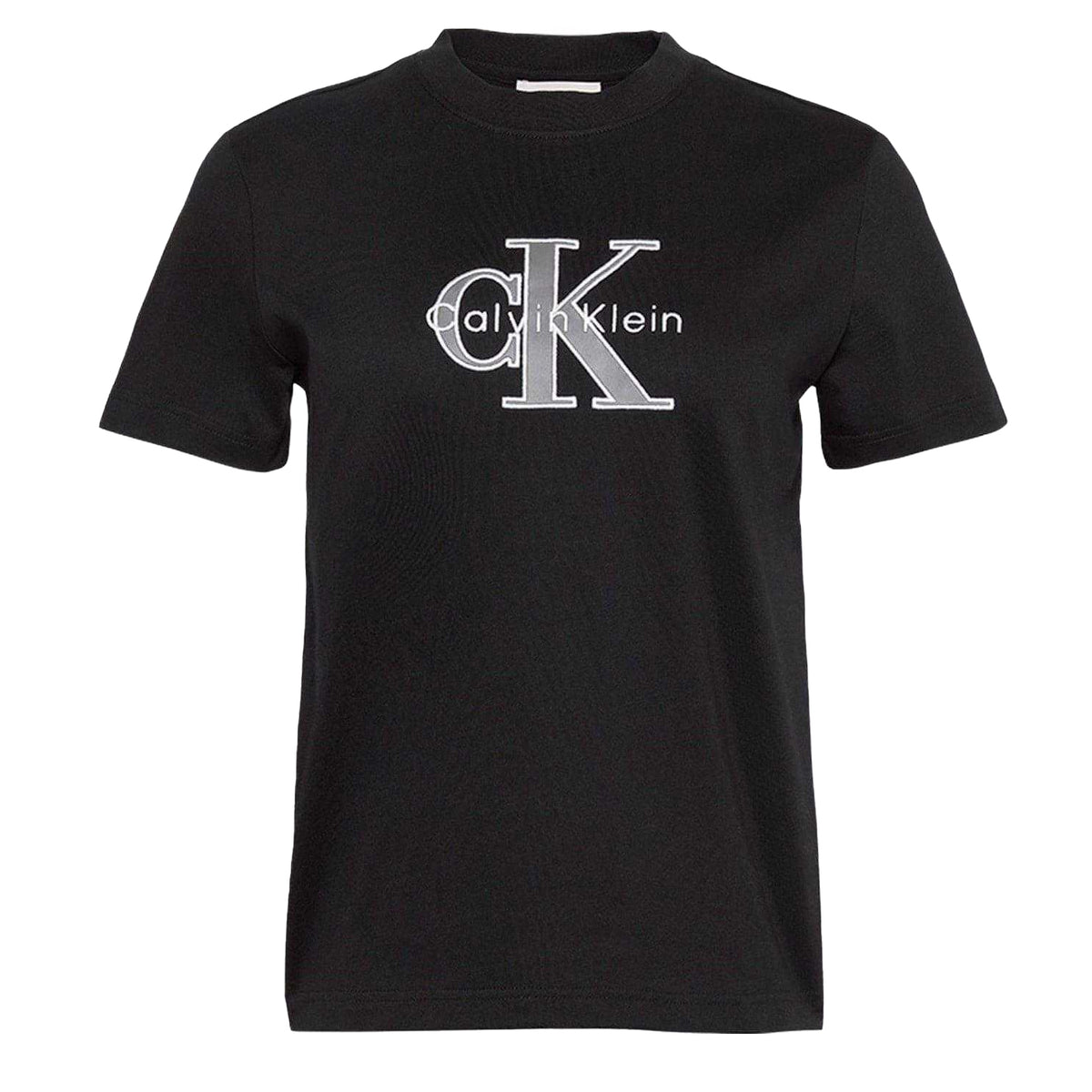 Calvin Klein Womens Hero Mono Cotton T-Shirt Black