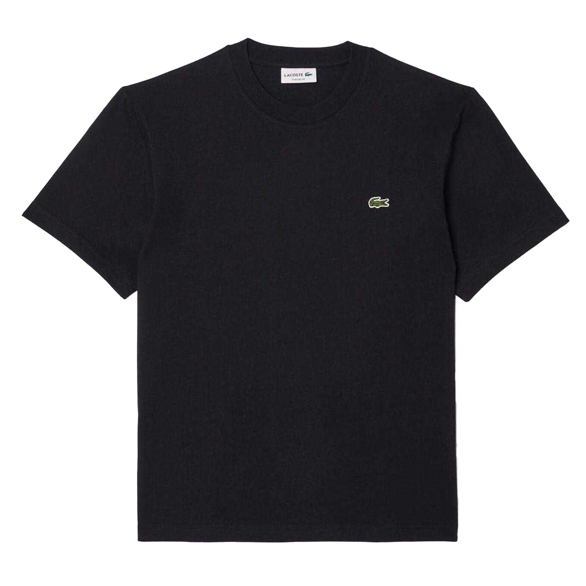 Lacoste Mens Embroidered Logo T-Shirt Black
