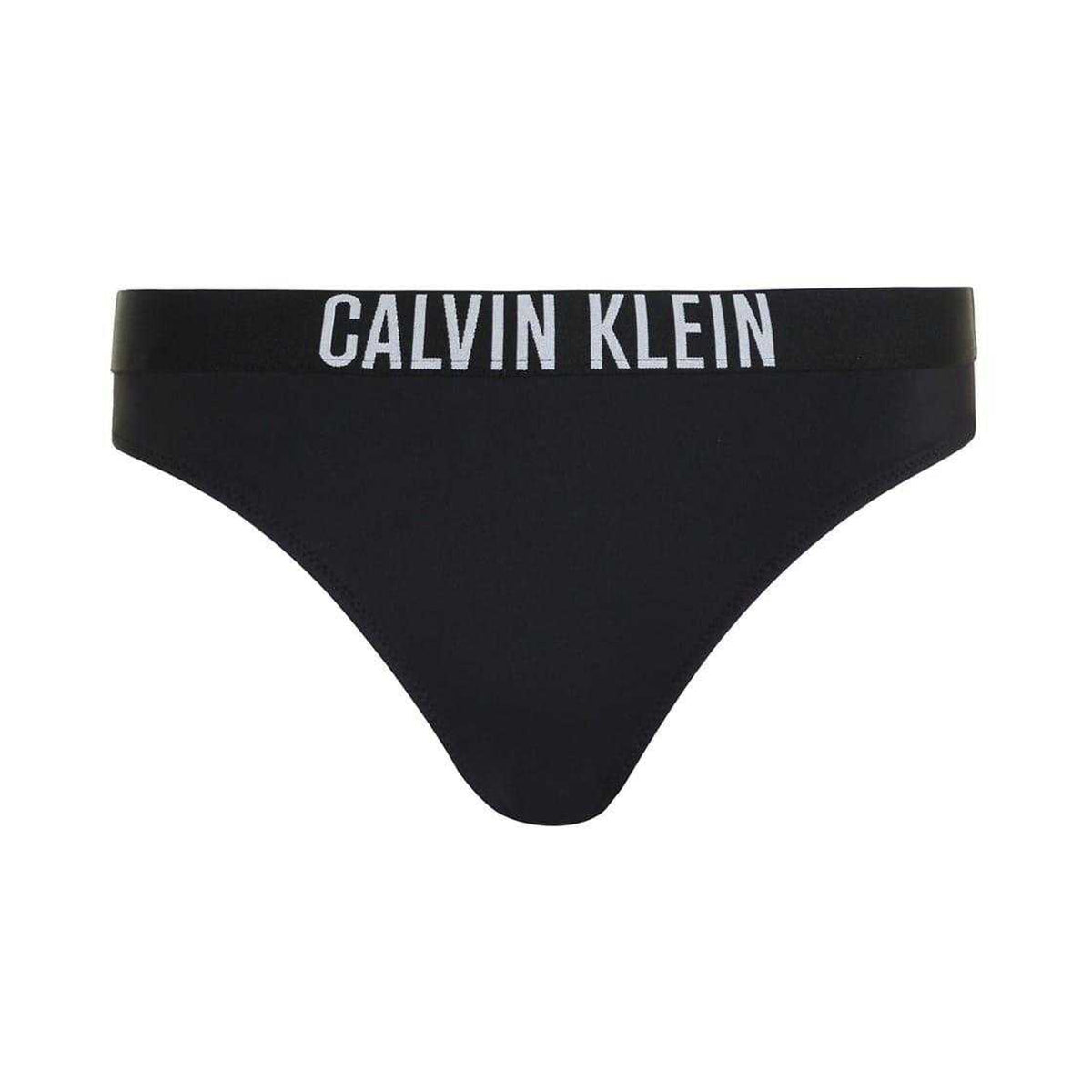 Calvin Klein Womens Classic Plain Bikini Bottoms Black