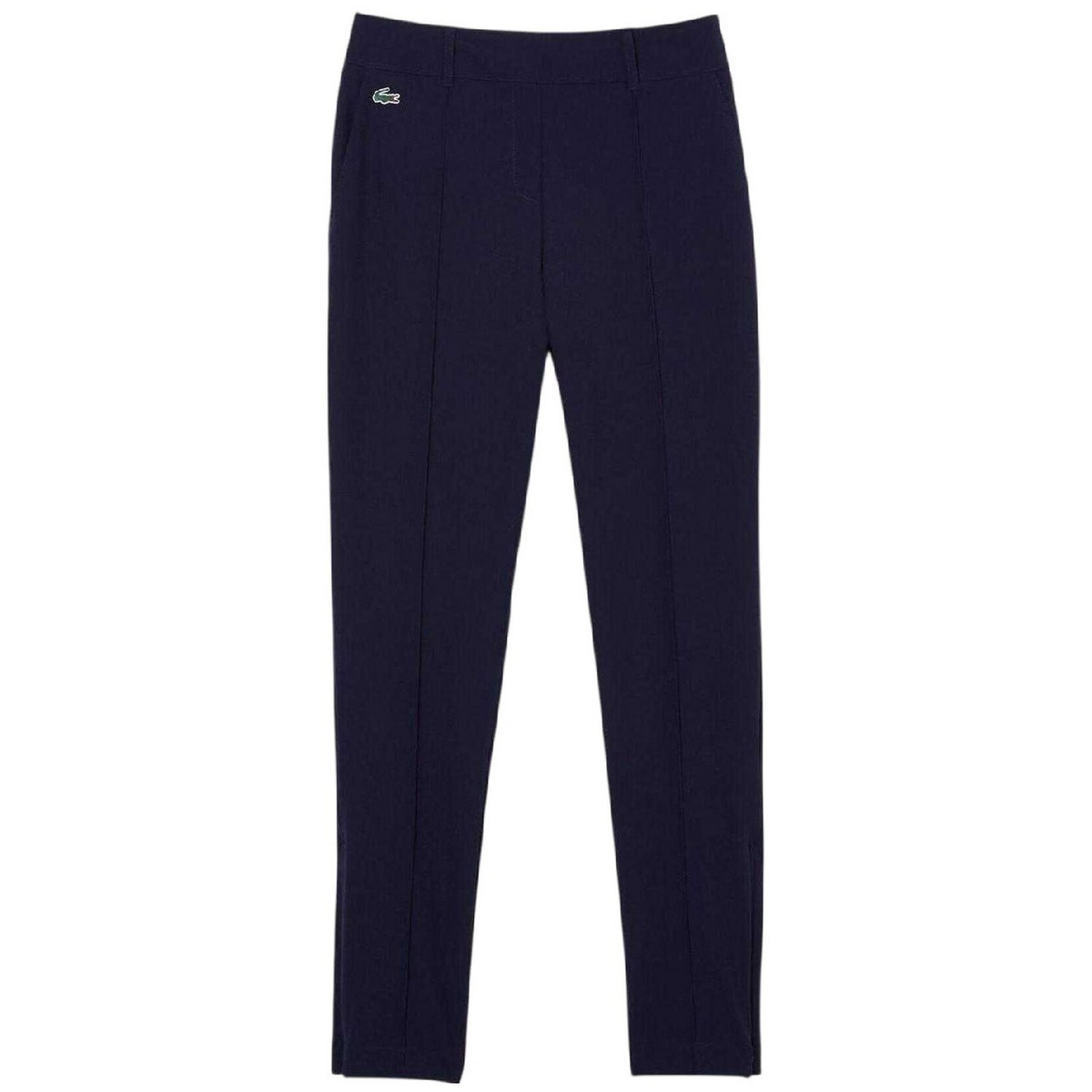 Lacoste Womens Embroidered Logo Trousers Navy Blue