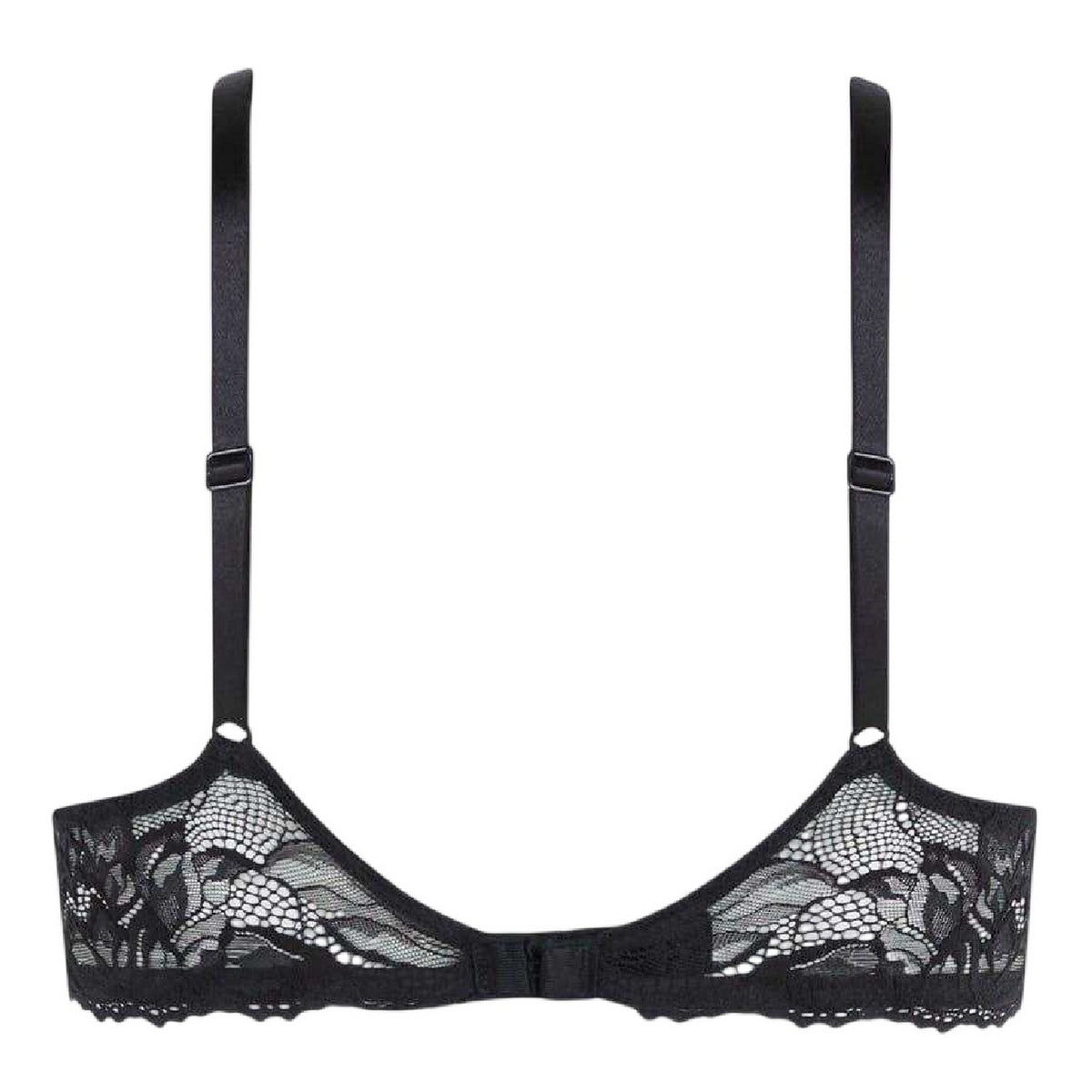 Calvin Klein Womens Floral Bra Black