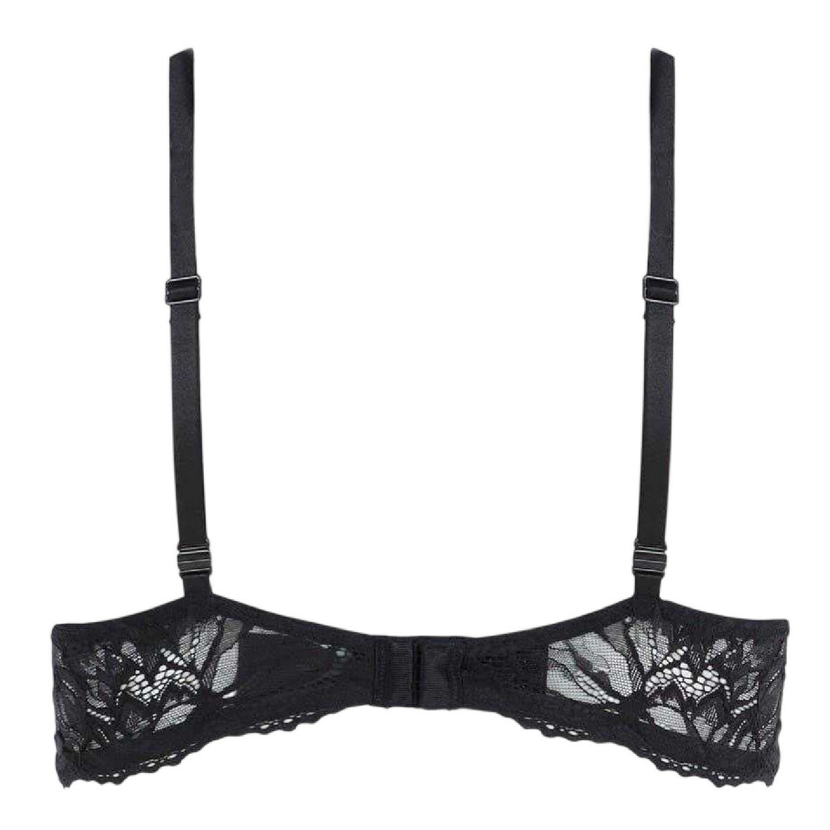 Calvin Klein Womens Demi Lace Bra Black