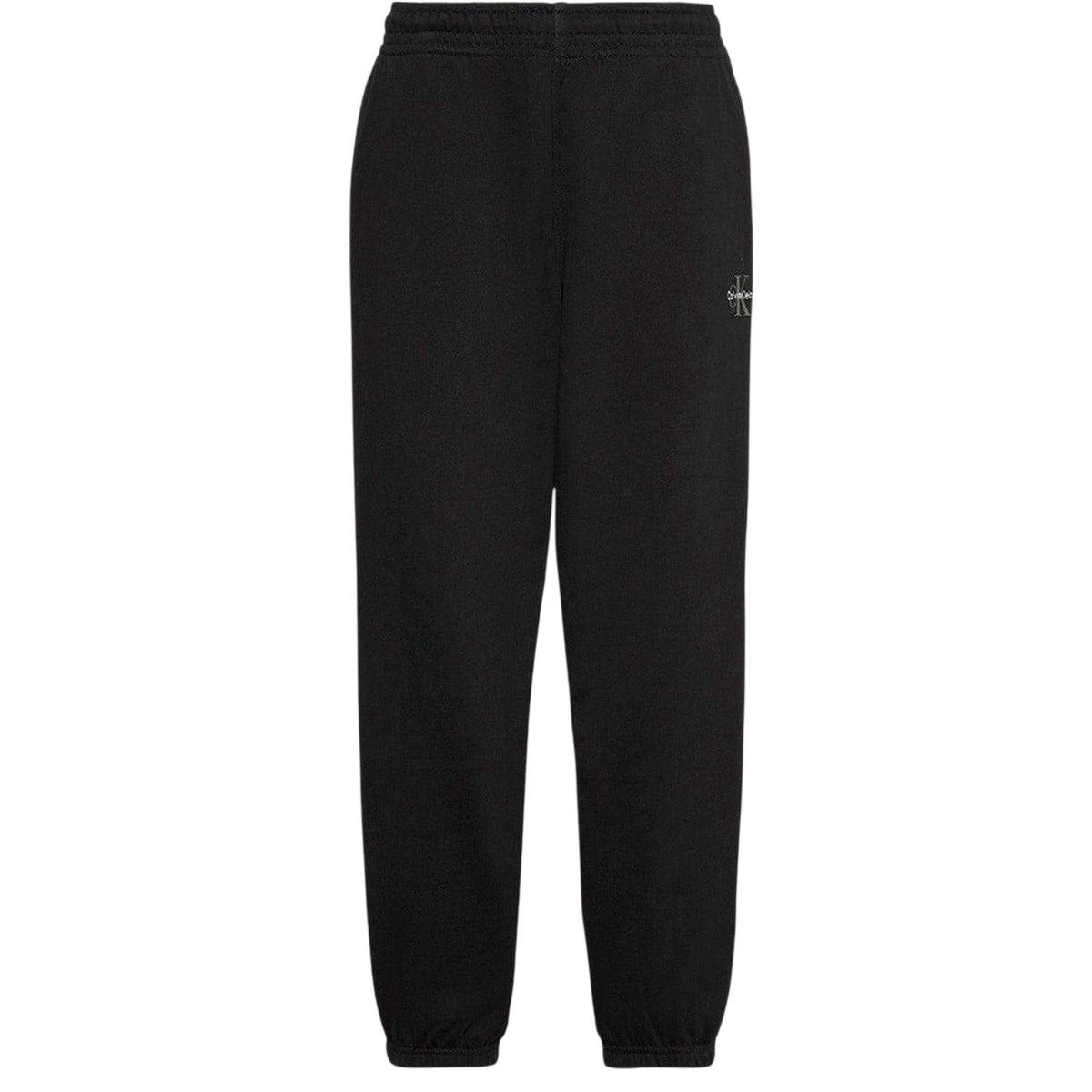 Calvin Klein Womens Fleece Patterned Joggers Black