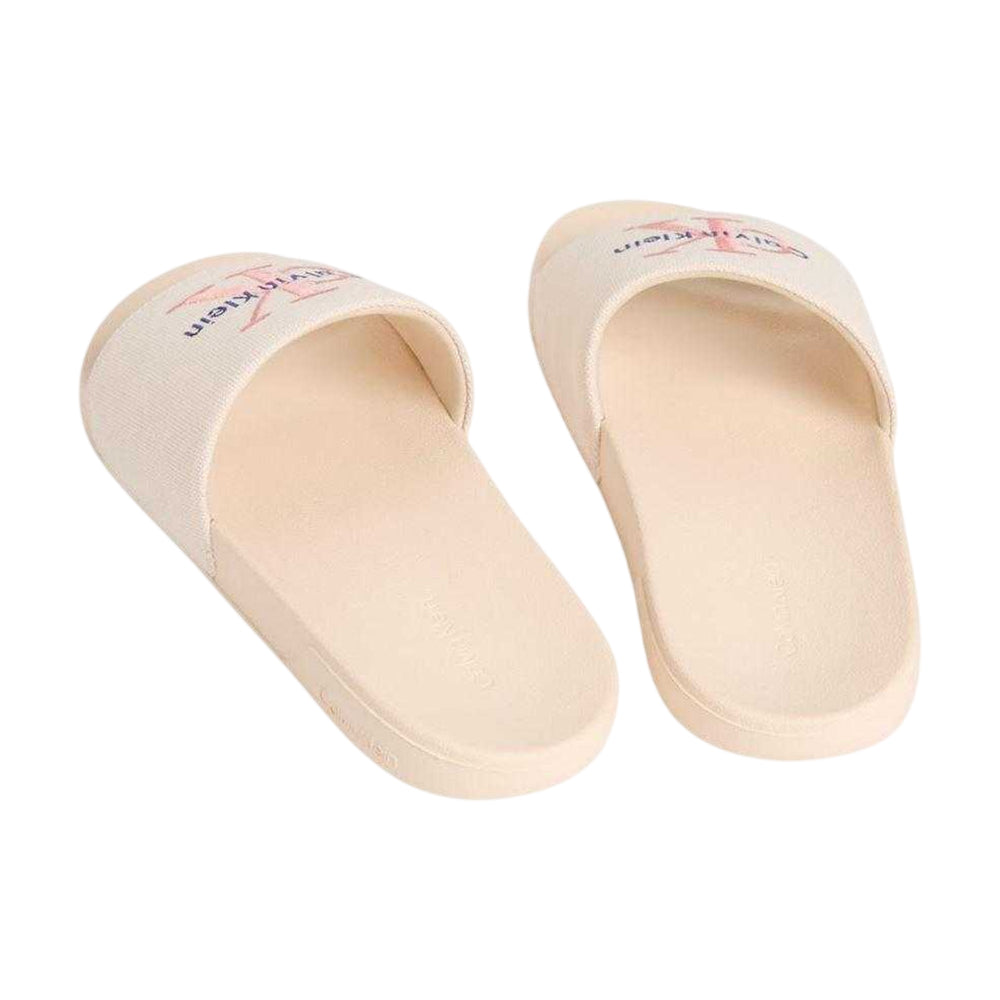 Calvin Klein Womens Pool Sliders Calico