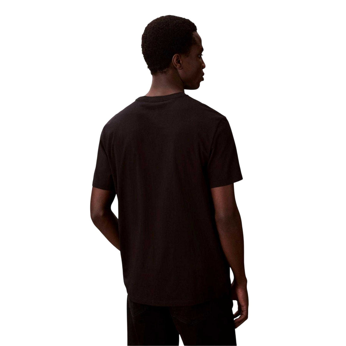 Calvin Klein Mens Micro Logo T-Shirt Black