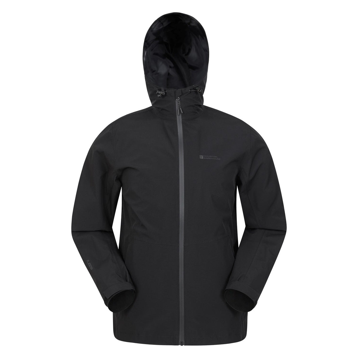 Mountain Warehouse Mens Covert Waterproof Jacket Black