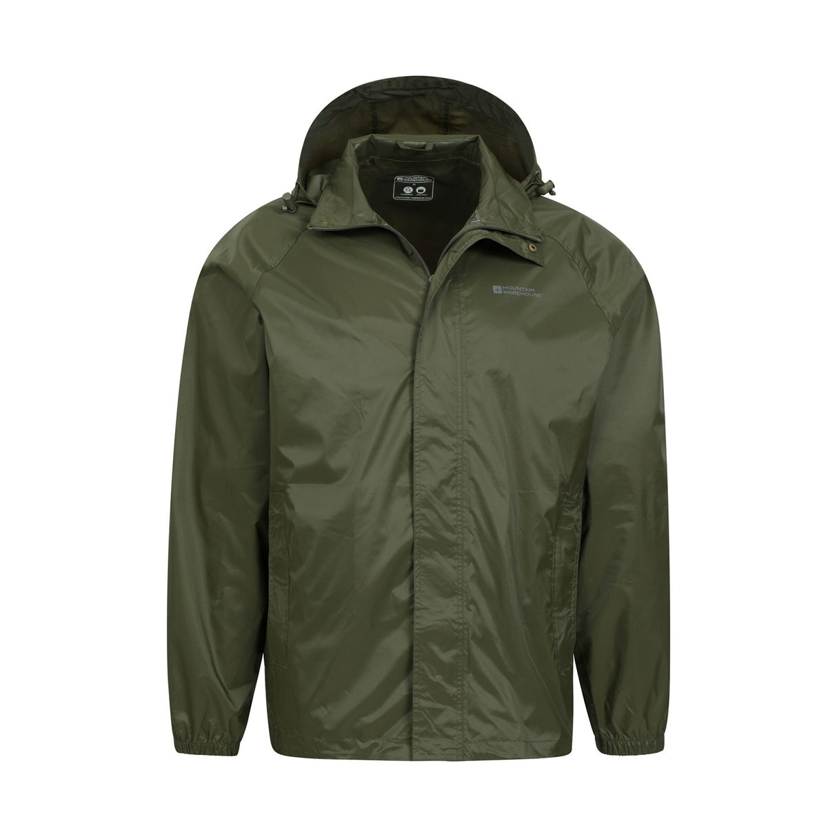 Mountain Warehouse Mens Pakka II Waterproof Jacket Grey