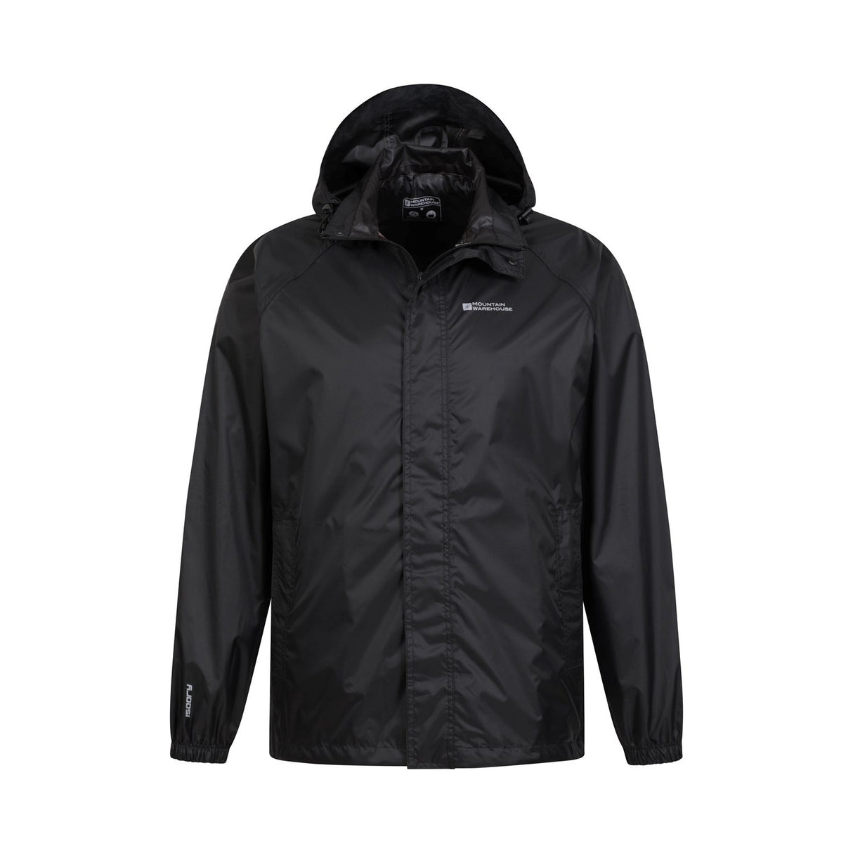 Mountain Warehouse Mens Pakka II Waterproof Jacket Black