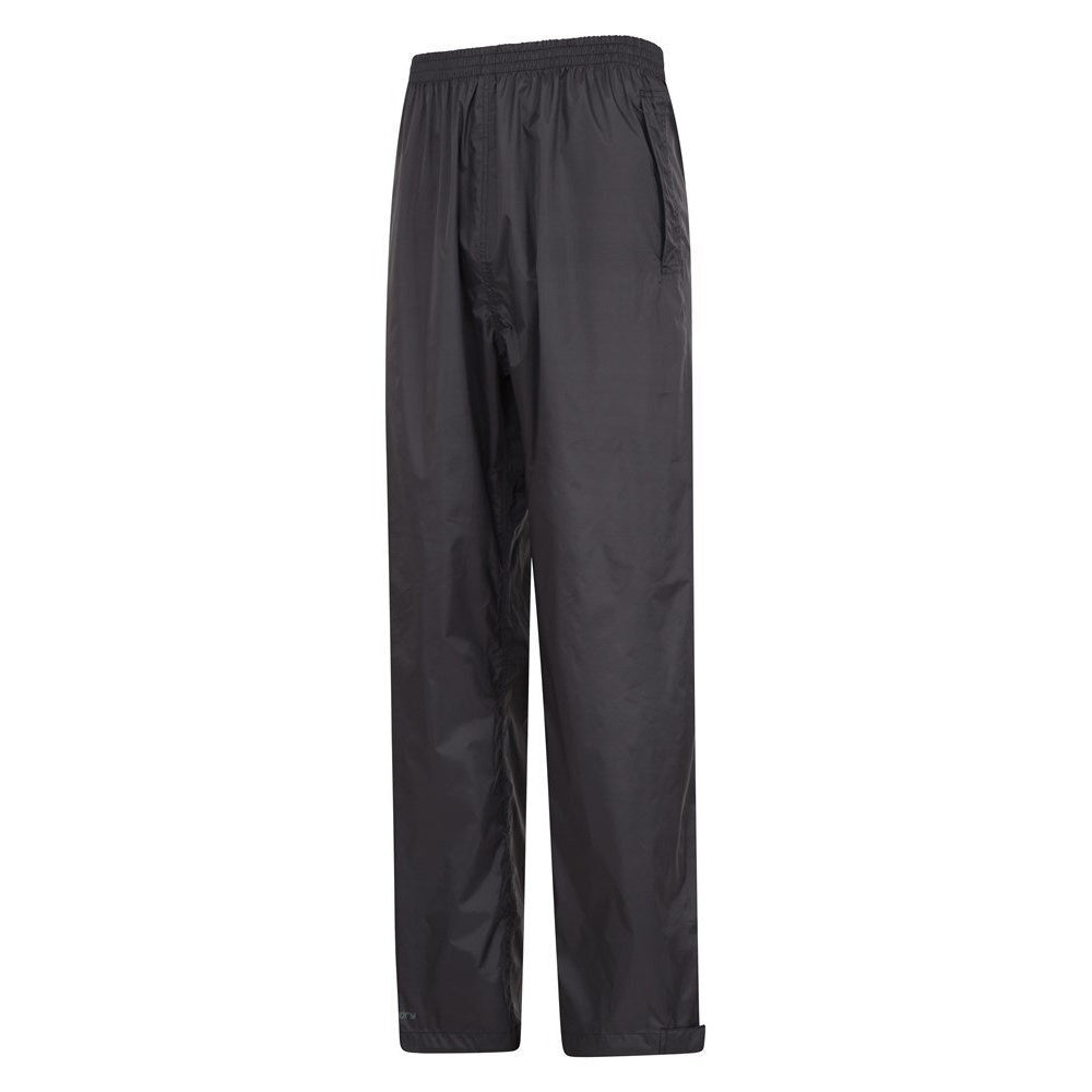 Mountain Warehouse Mens Pakka Waterproof Over Trousers Black