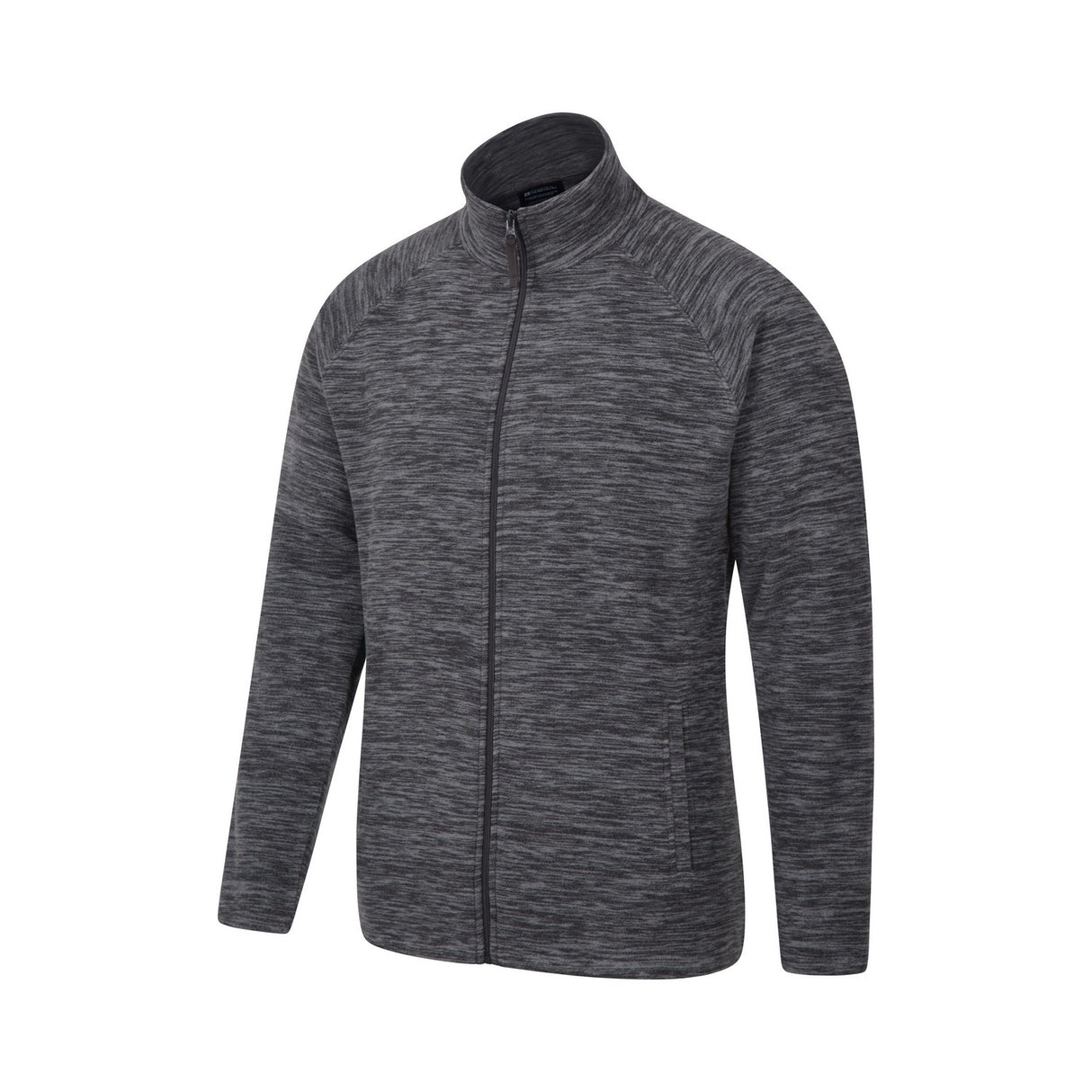 Mountain Warehouse Mens Snowdon II Full Zip Fleece Jacket Charcoal