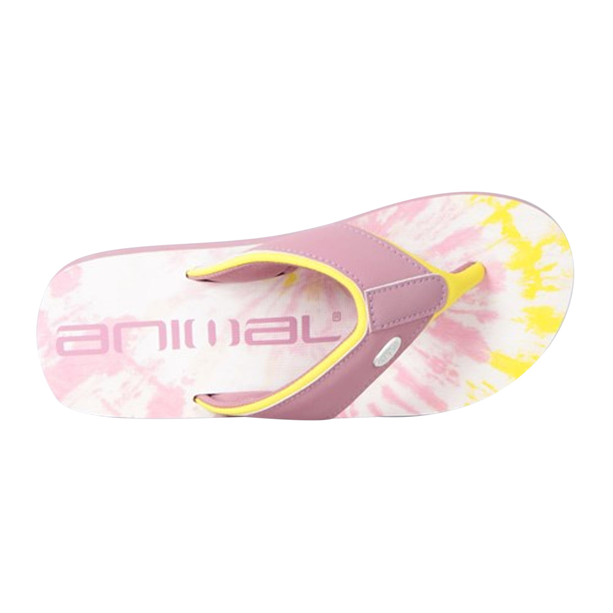Animal Kids Swish Recycled Flip Flops Fuchsia
