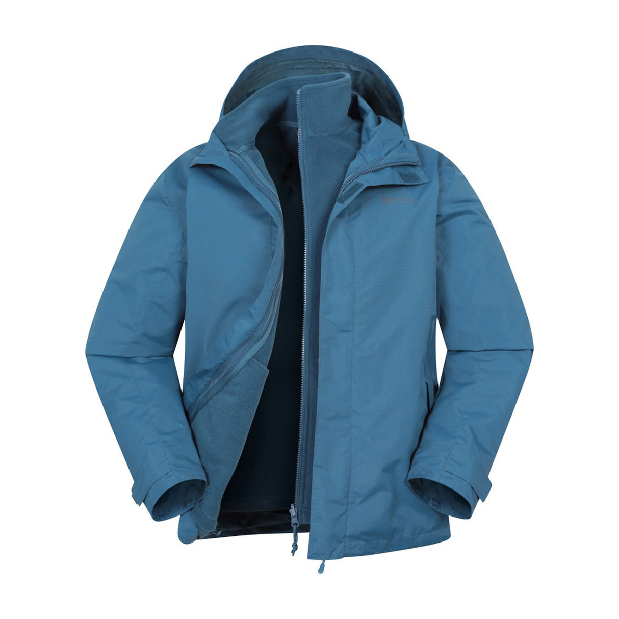 Mountain Warehouse Mens Fell II 3 in 1 Jacket Dark Blue