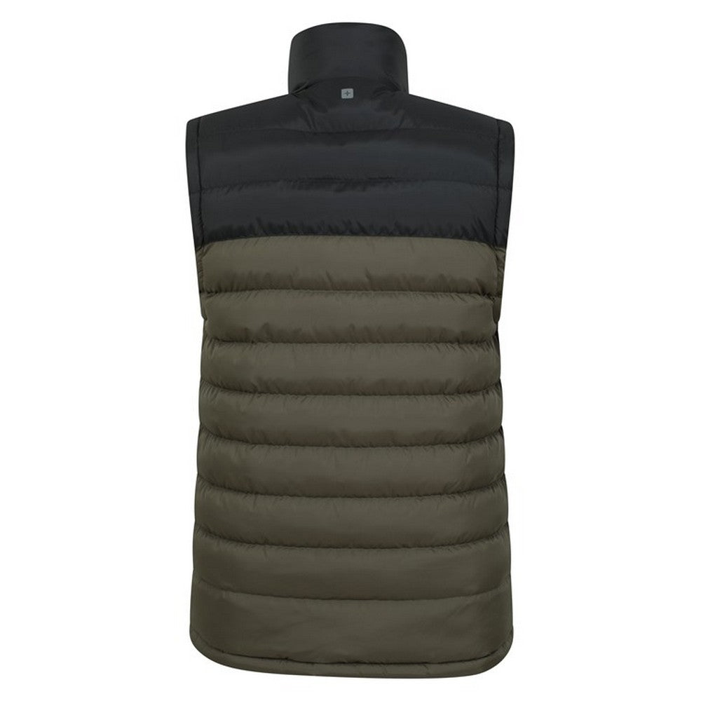 Mountain Warehouse Mens Seasons II Padded Gilet Khaki Green