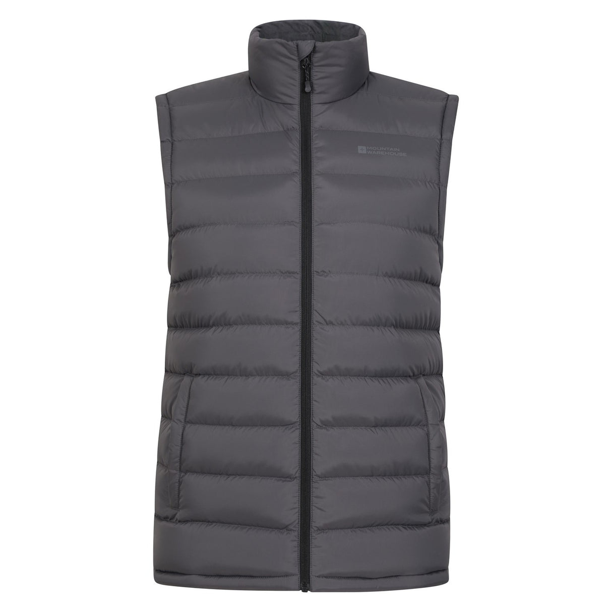 Mountain Warehouse Mens Seasons II Padded Gilet Charcoal