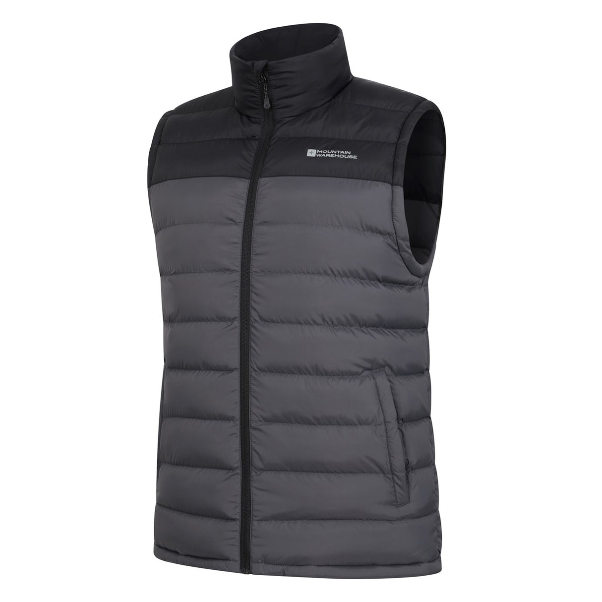 Mountain Warehouse Mens Seasons II Padded Gilet Dark Grey