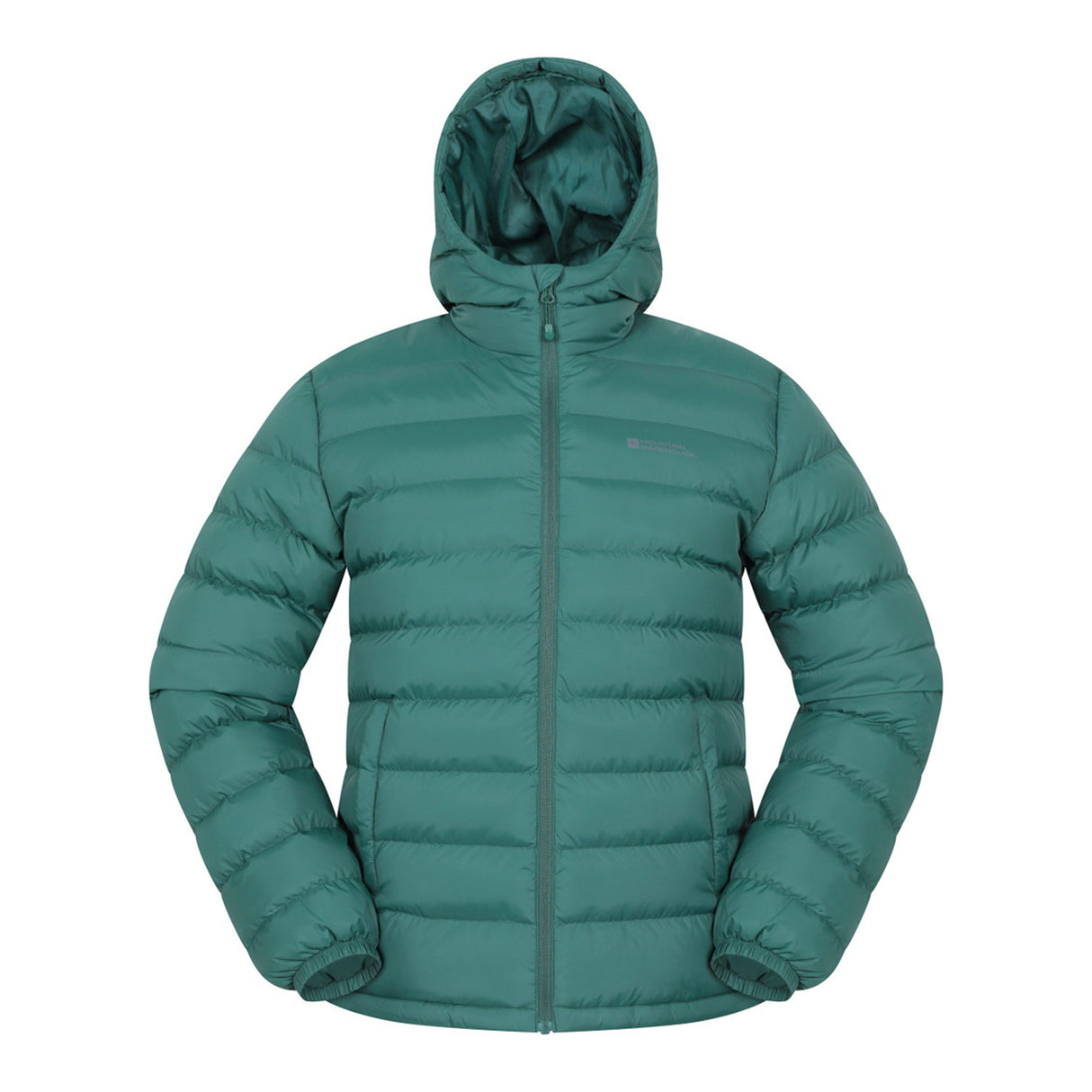 Mountain Warehouse Mens Seasons II Camo Padded Jacket Bright Green