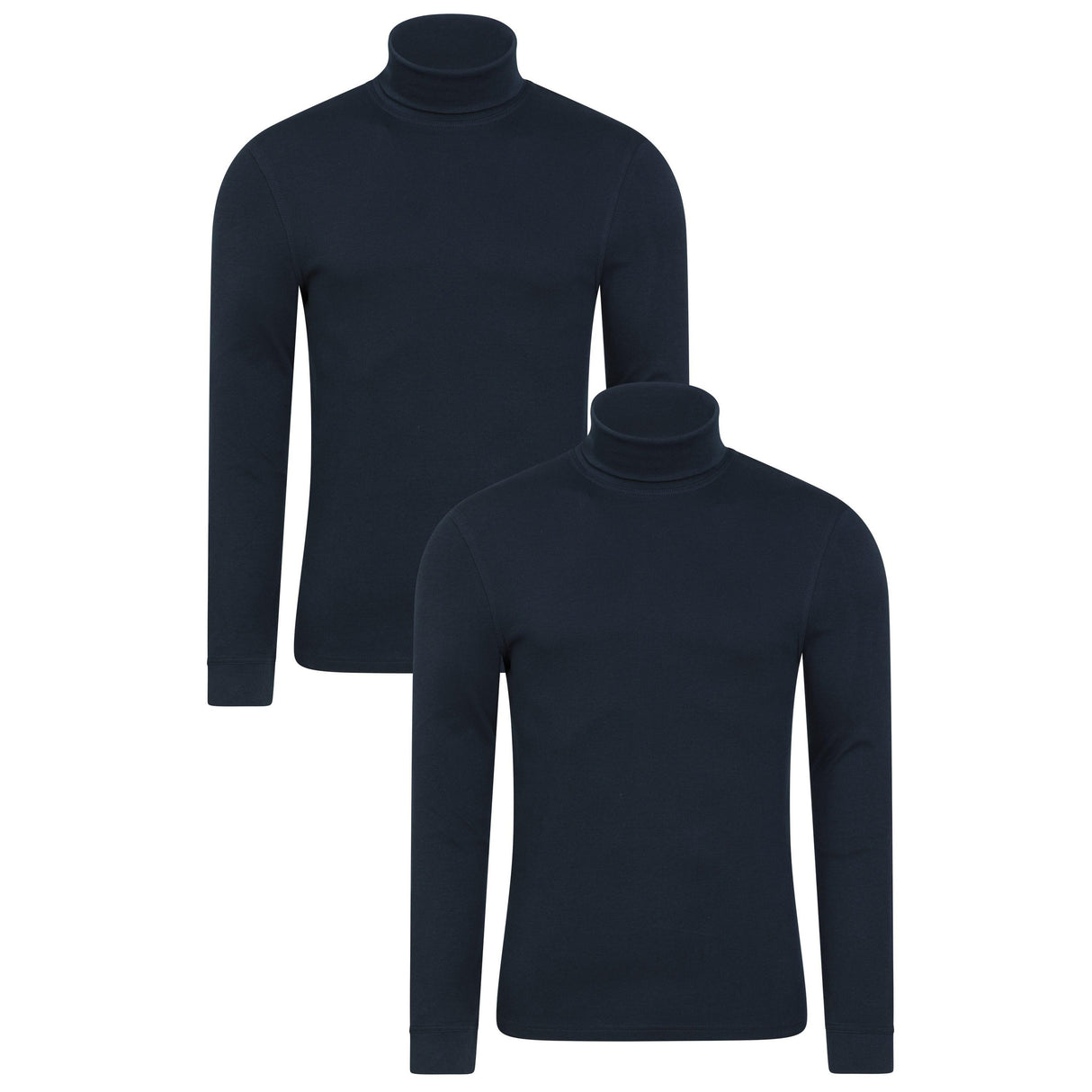 Mountain Warehouse Mens Meribel Thermal Top (Pack of 2) Navy