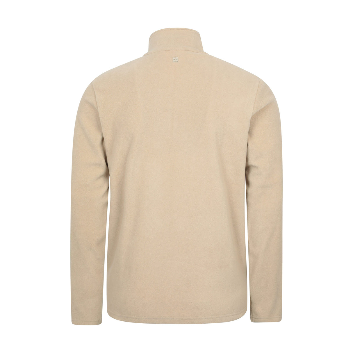 Mountain Warehouse Mens Camber II Camo Half Zip Fleece Top Off White