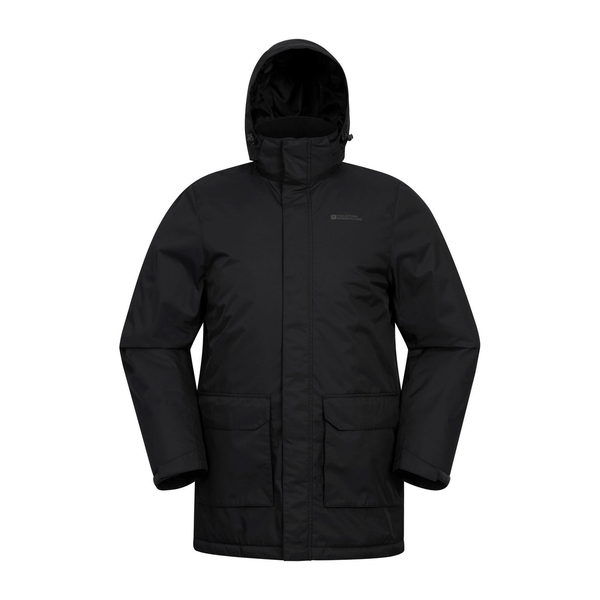 Mountain Warehouse Mens Ranger Padded Parka Black