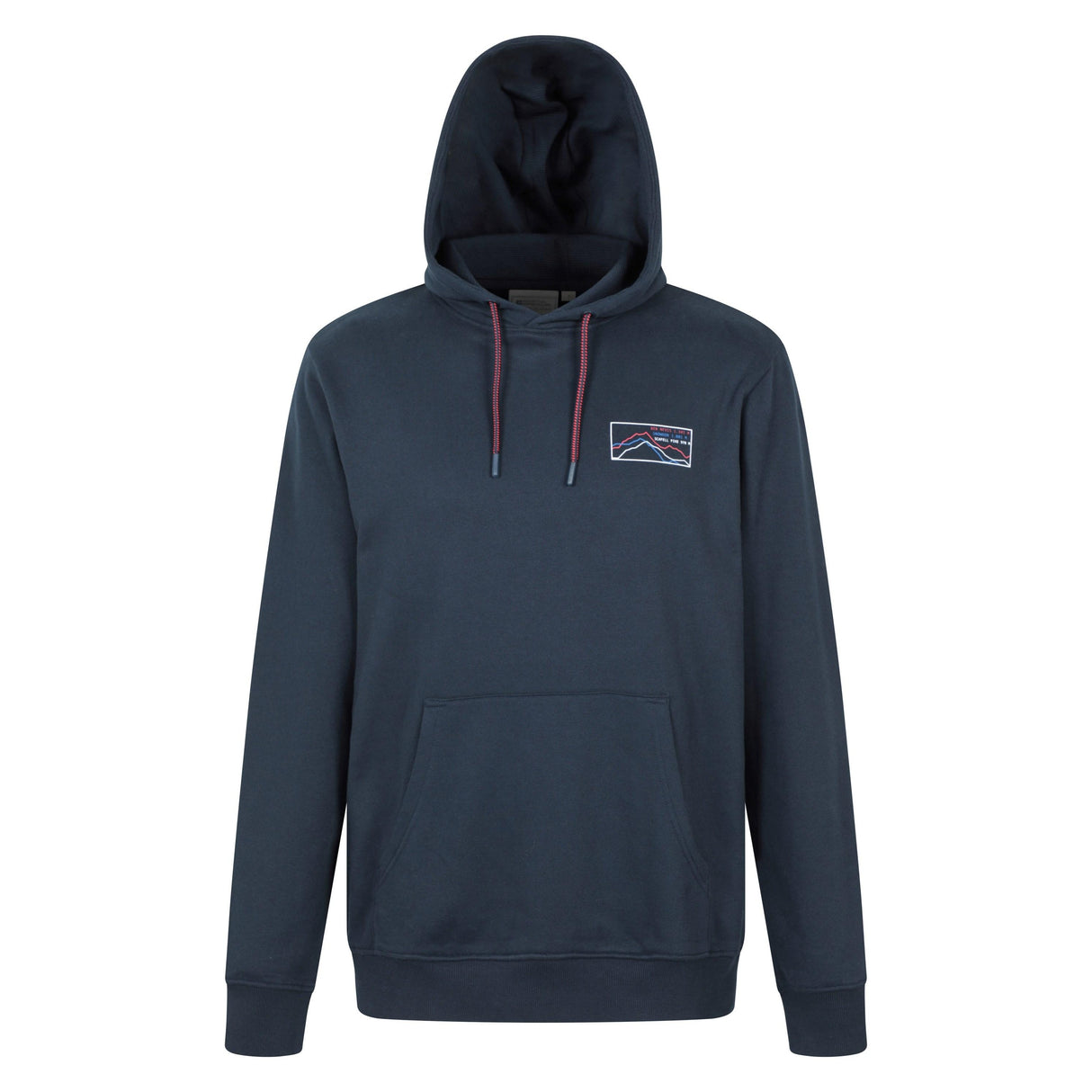Mountain Warehouse Mens 3 Peaks Mountain Hoodie Dark Blue