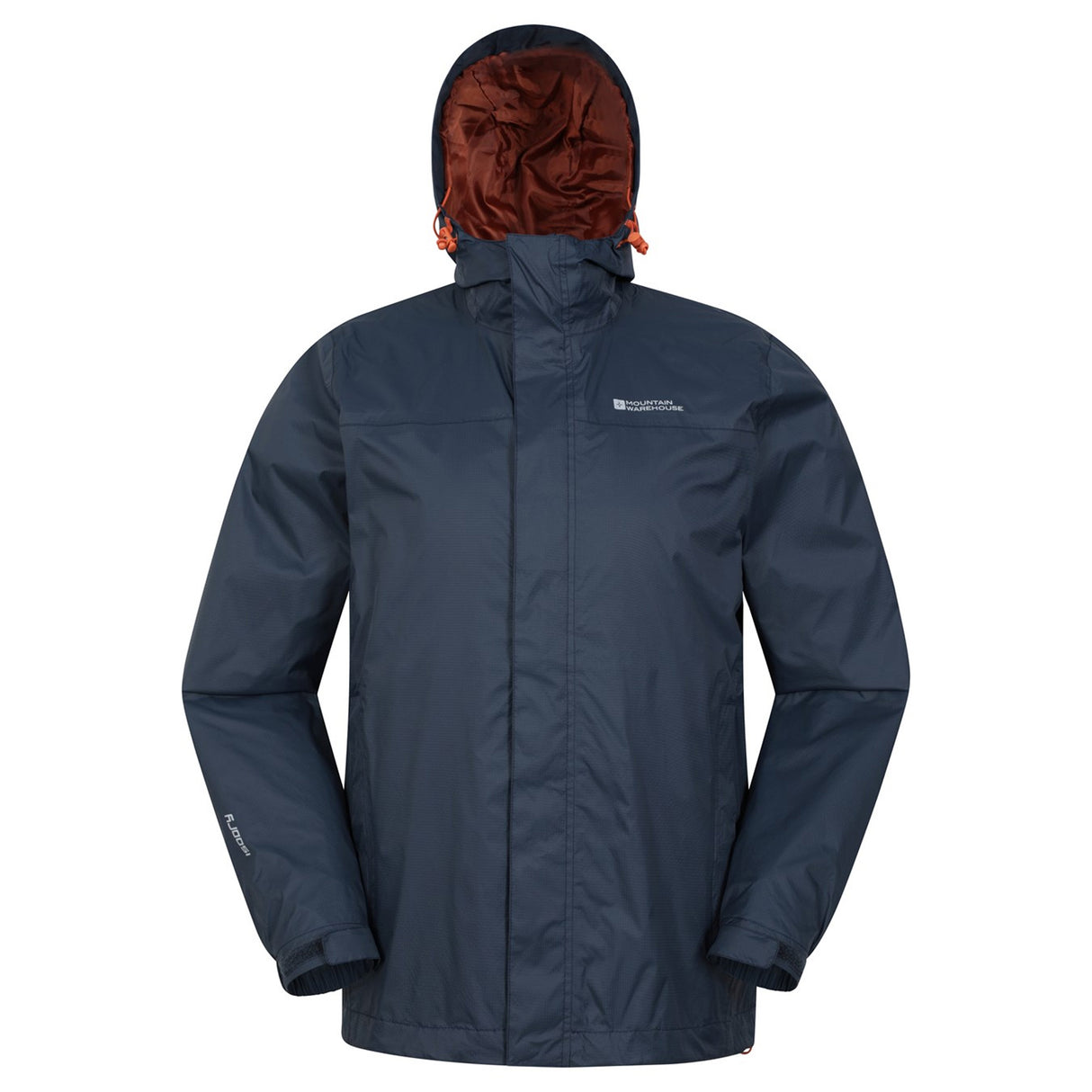 Mountain Warehouse Mens Torrent Waterproof Jacket Dark Blue