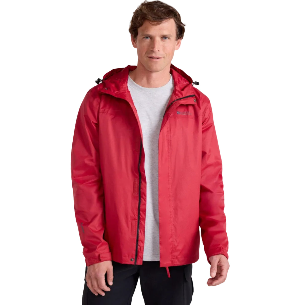 Mountain Warehouse Mens Torrent Waterproof Jacket Dark Red