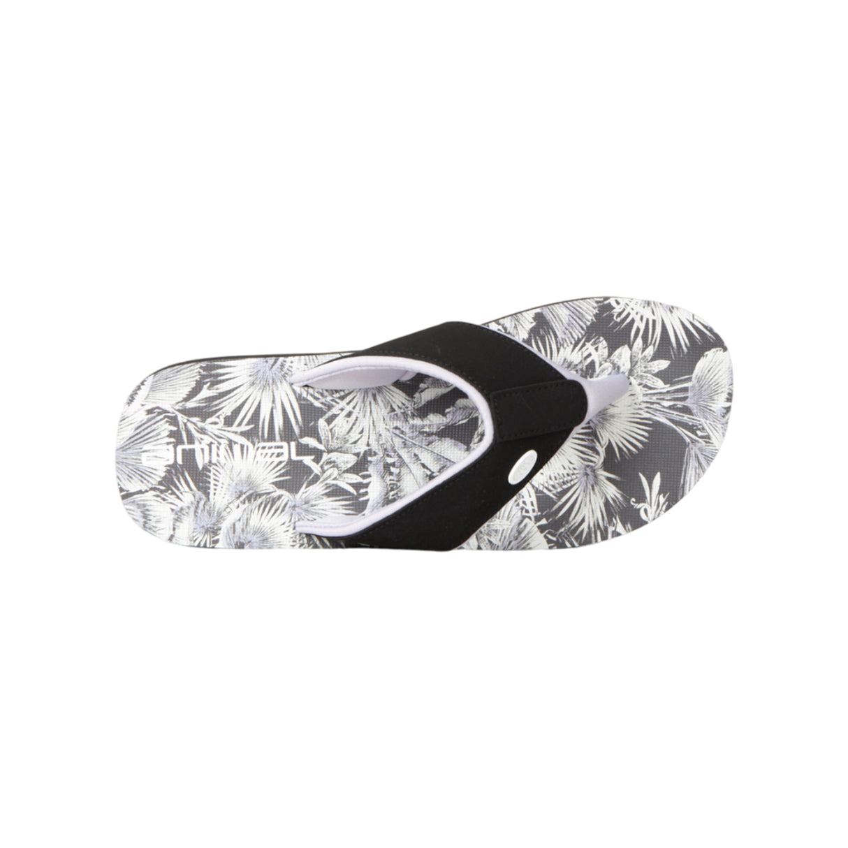 Animal Womens Swish Palm Print Recycled Flip Flops Lilac