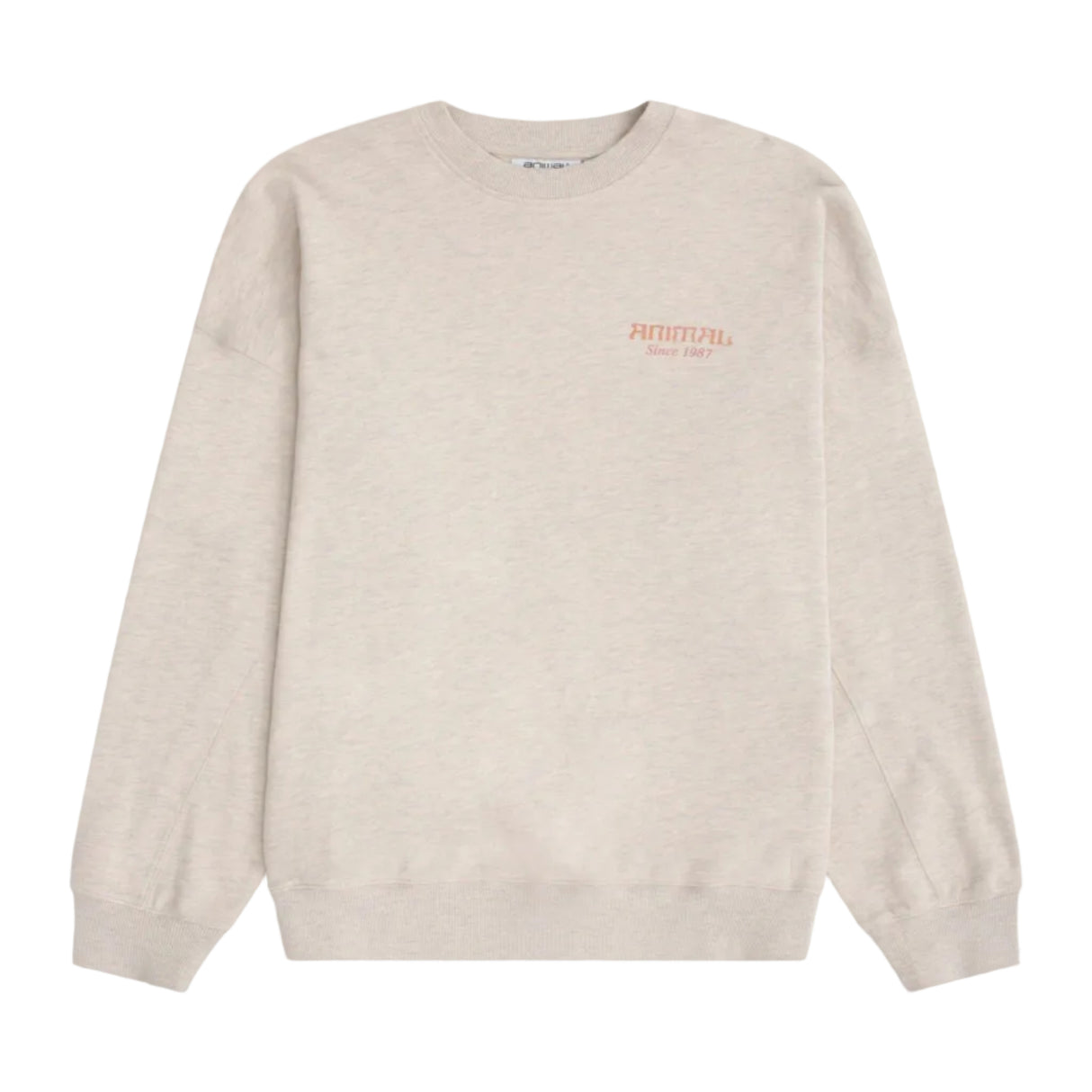 Animal Womens Dakota Organic Sweatshirt Dark Beige